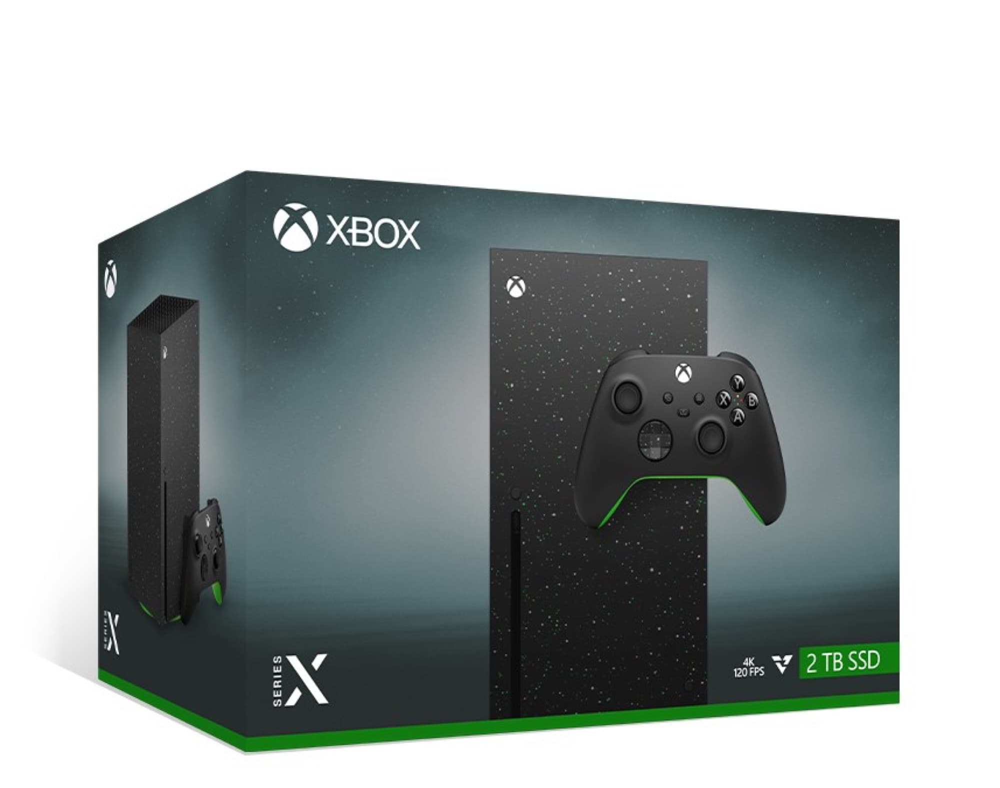 Box of Xbox Series X 2 TB Galaxy Black