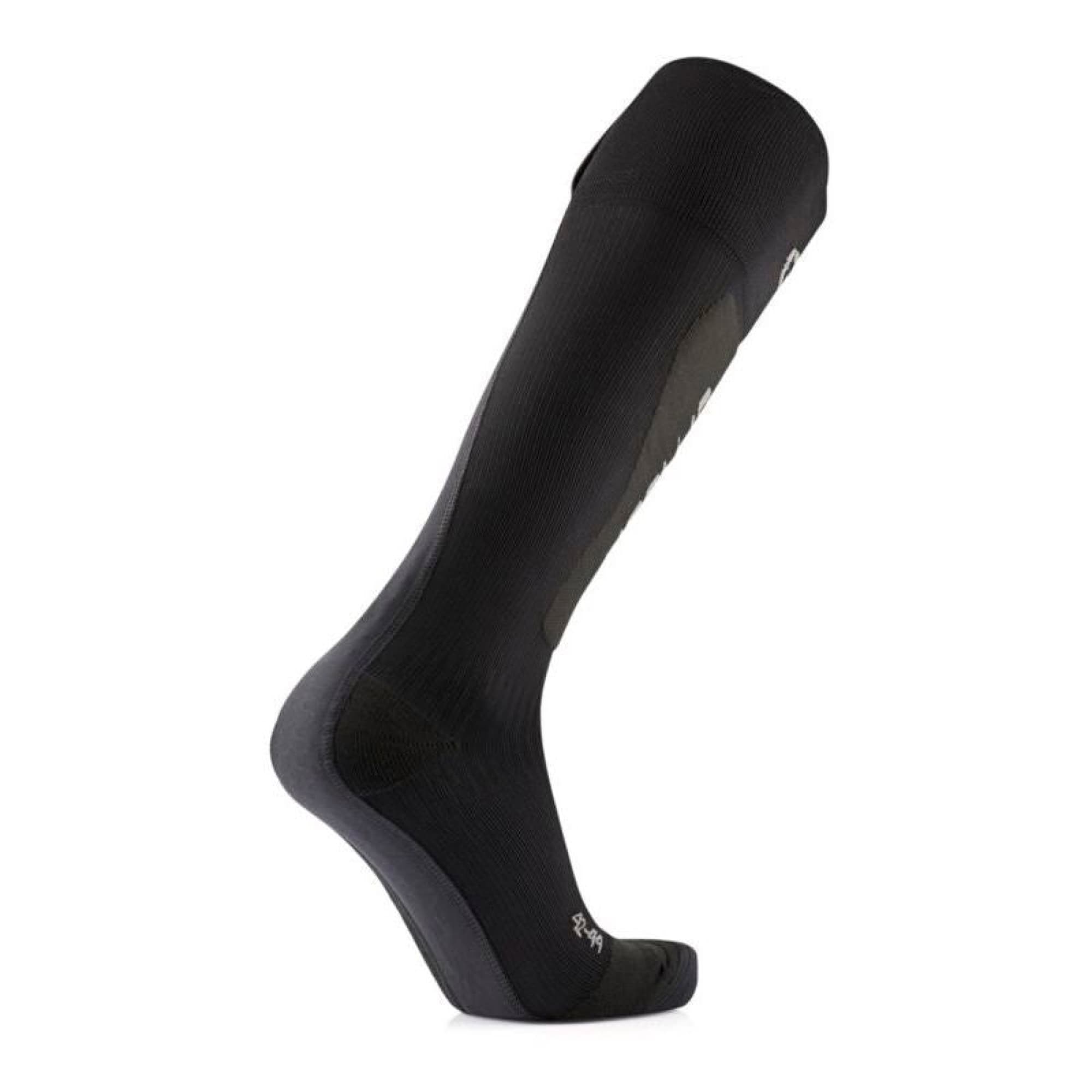 The heated sock from the side