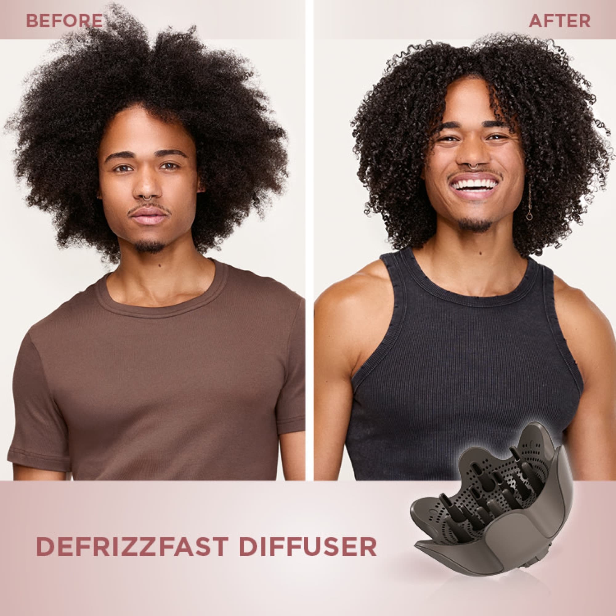 The diffuser for curls