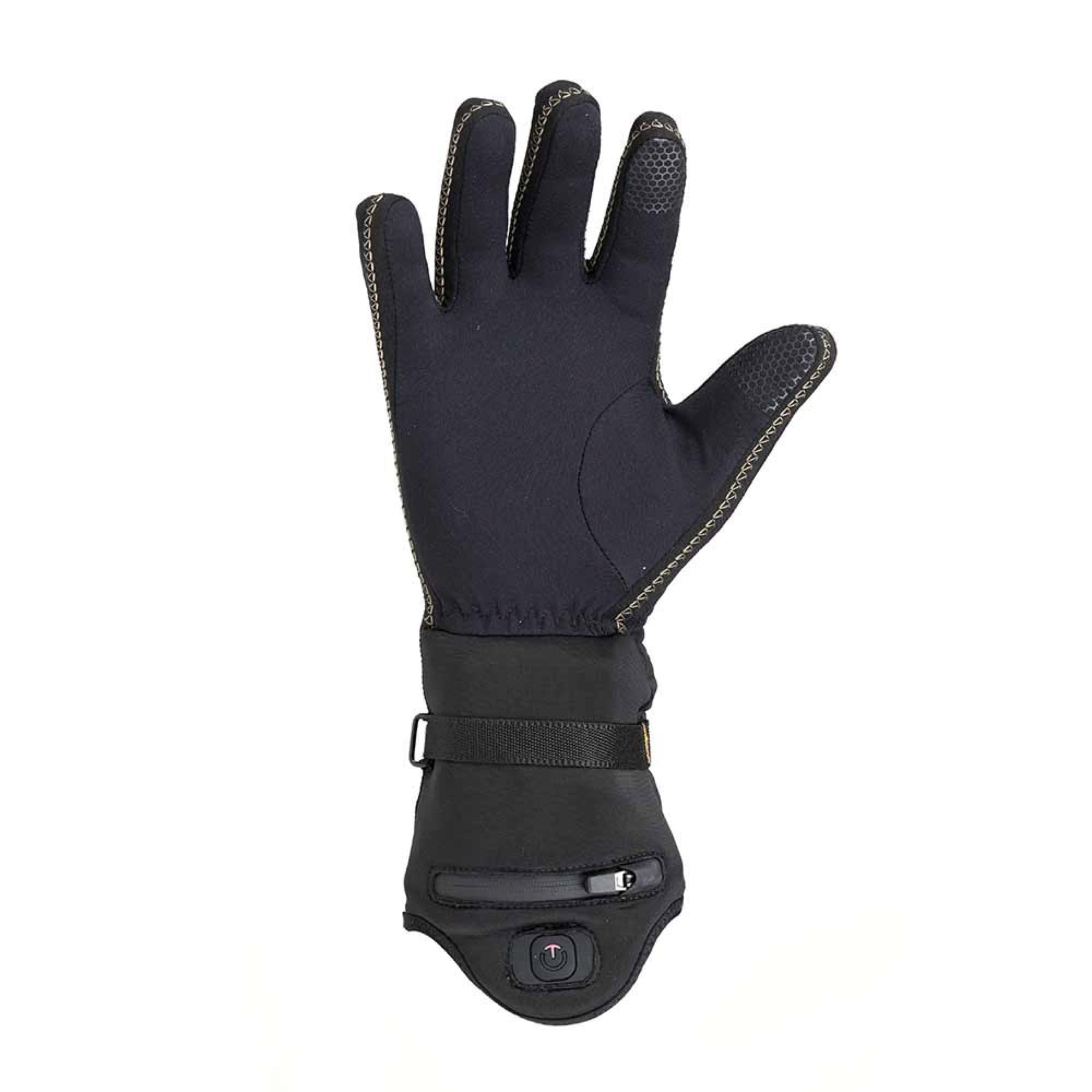 The palm and the cuff with the button