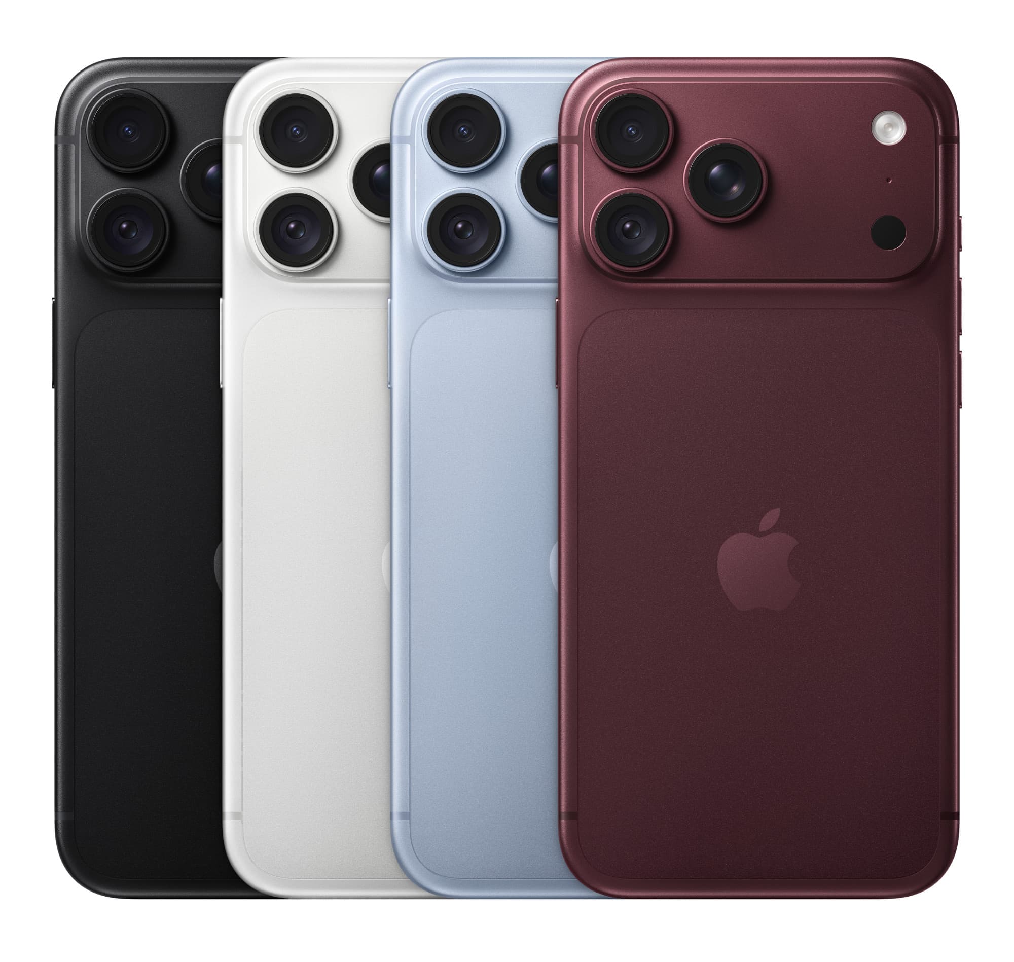 iPhone 18 Pro Max in all four colours