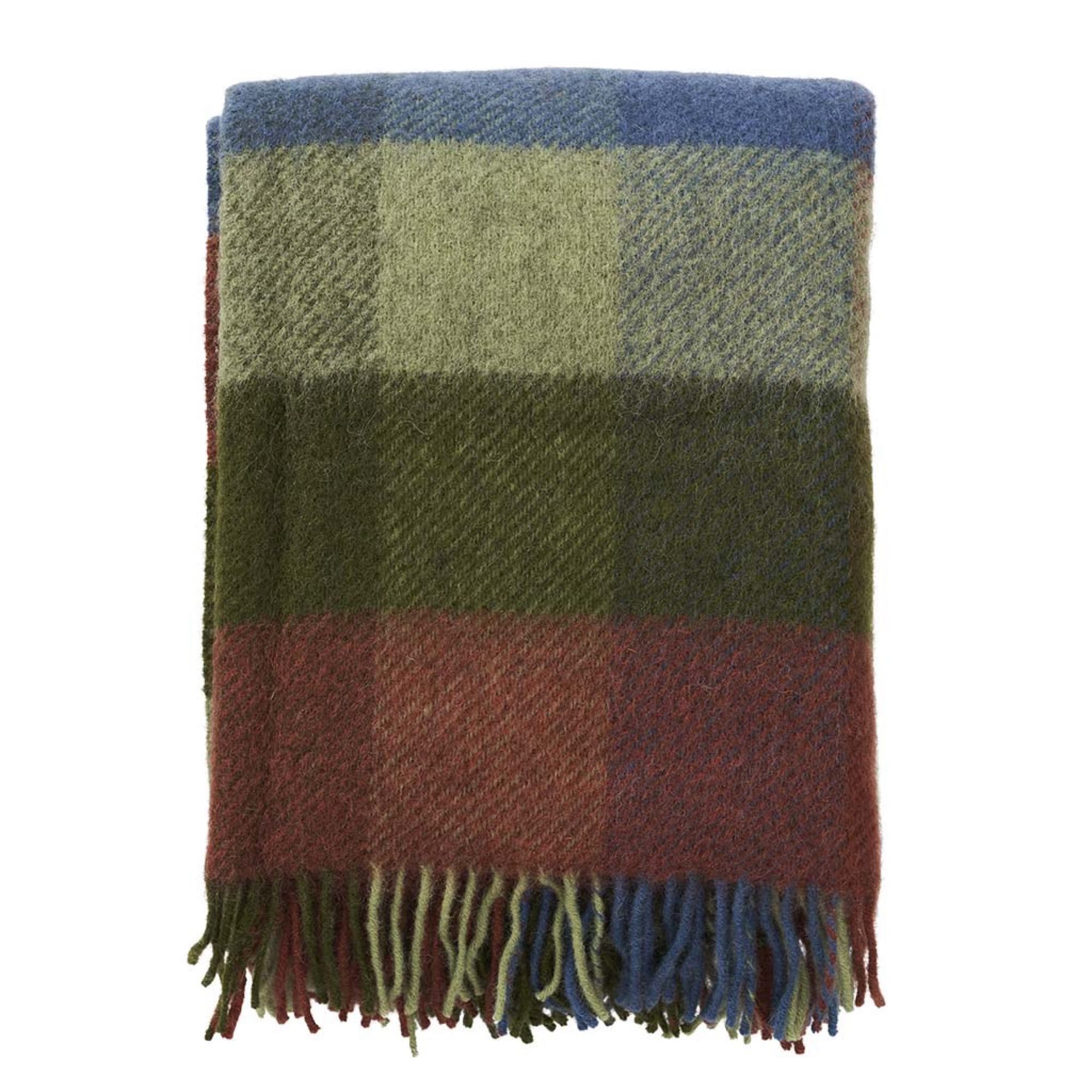 Gotland Multi throw 130 × 200 cm in Multi grön