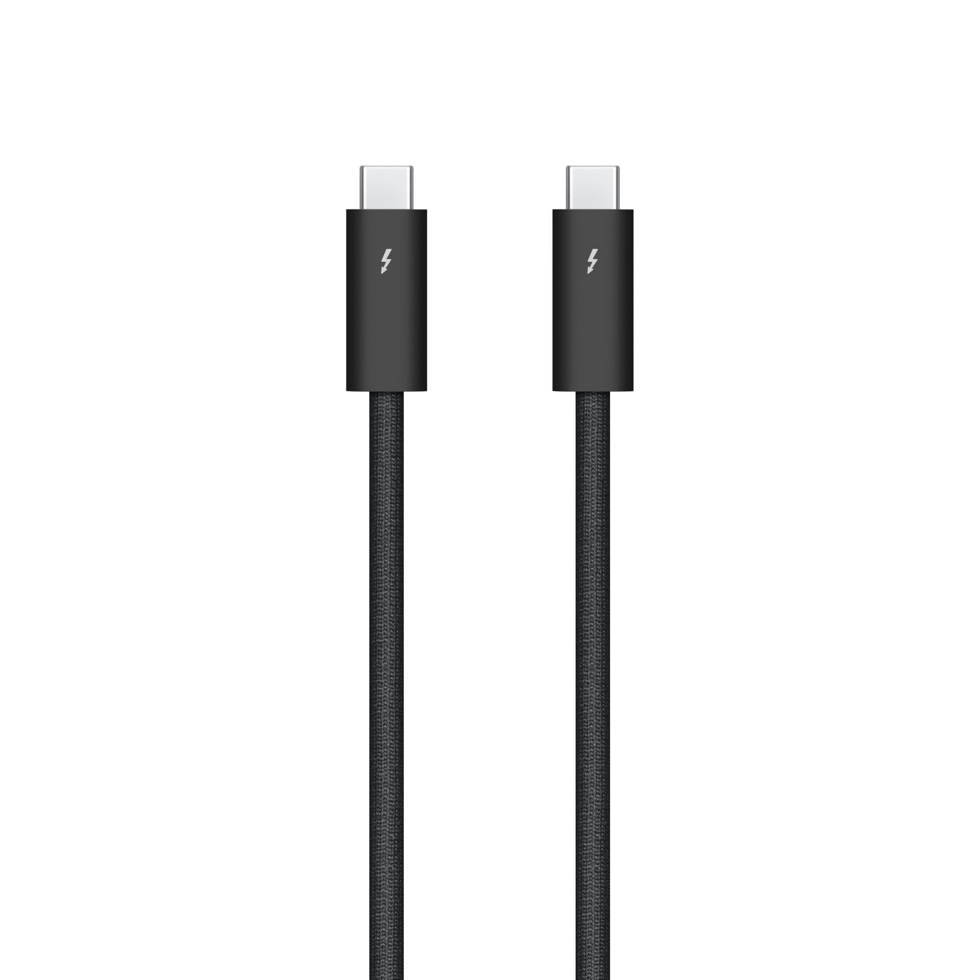 The connector with the Thunderbolt logo