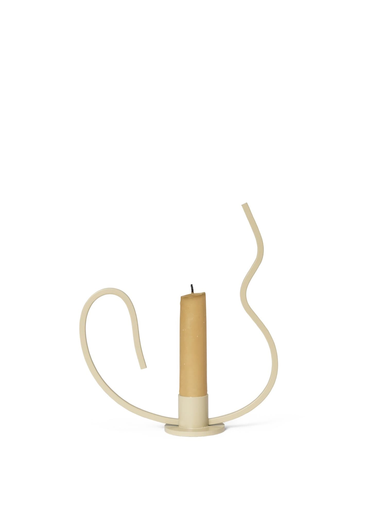 Ferm Living Valse ljusstake – H 18,4 cm, Cashmere