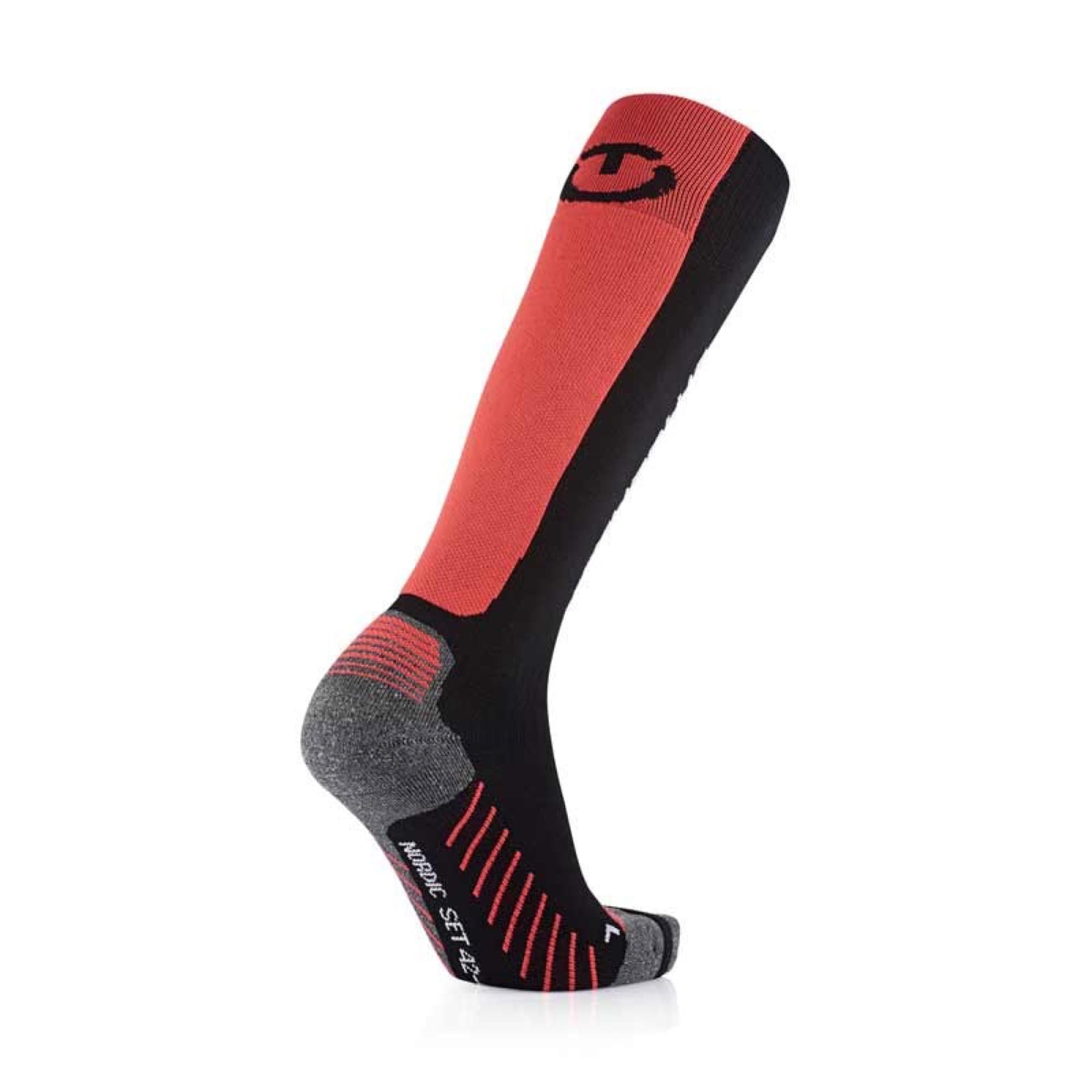 The sock from the rear side