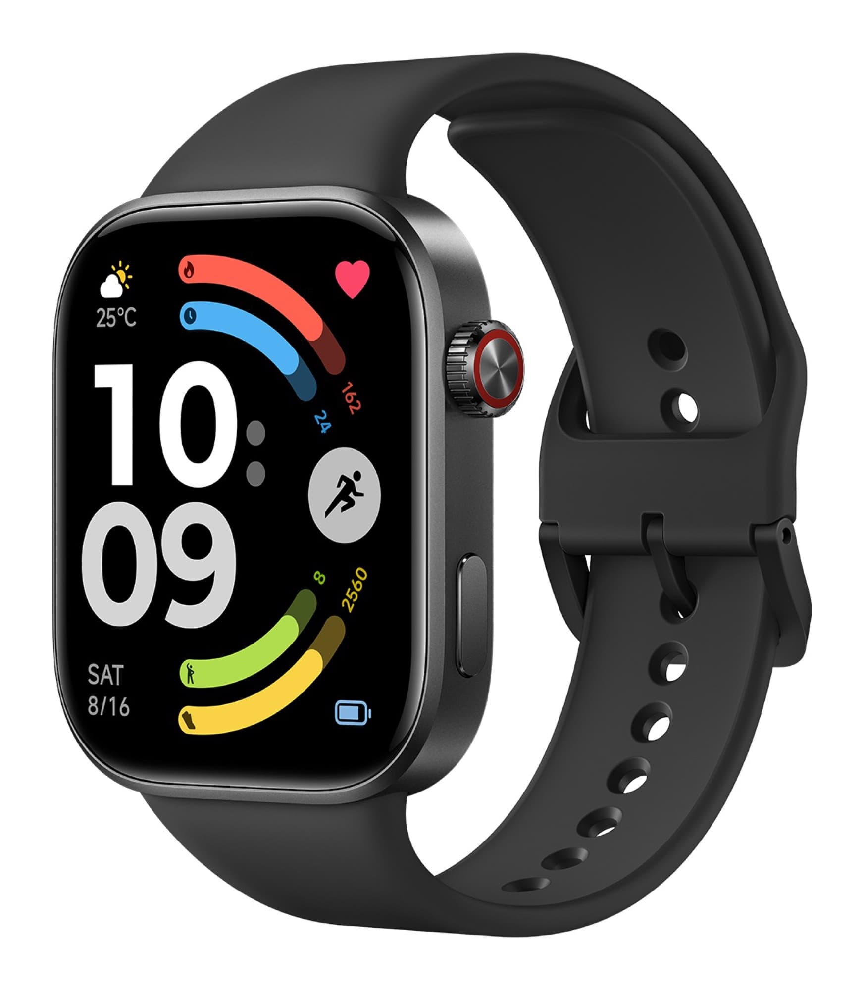 REDMI Watch 6 in Obsidian Black with black strap