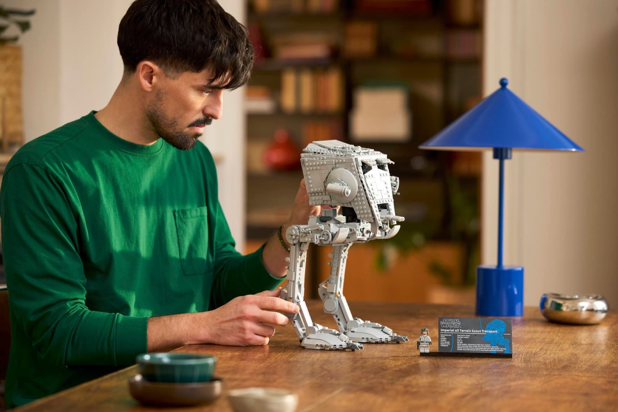 AT-ST Walker being built and played with