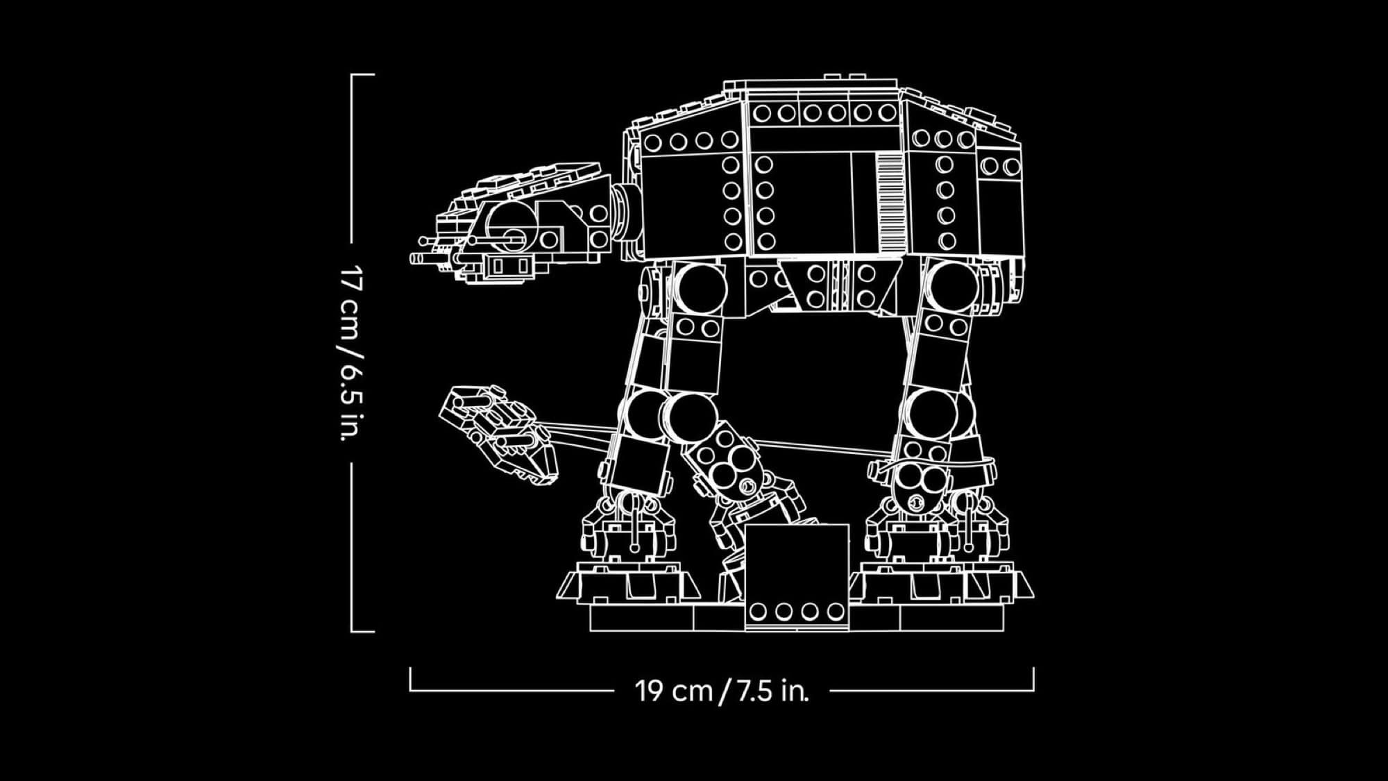 AT-AT and snowspeeder – detail 4