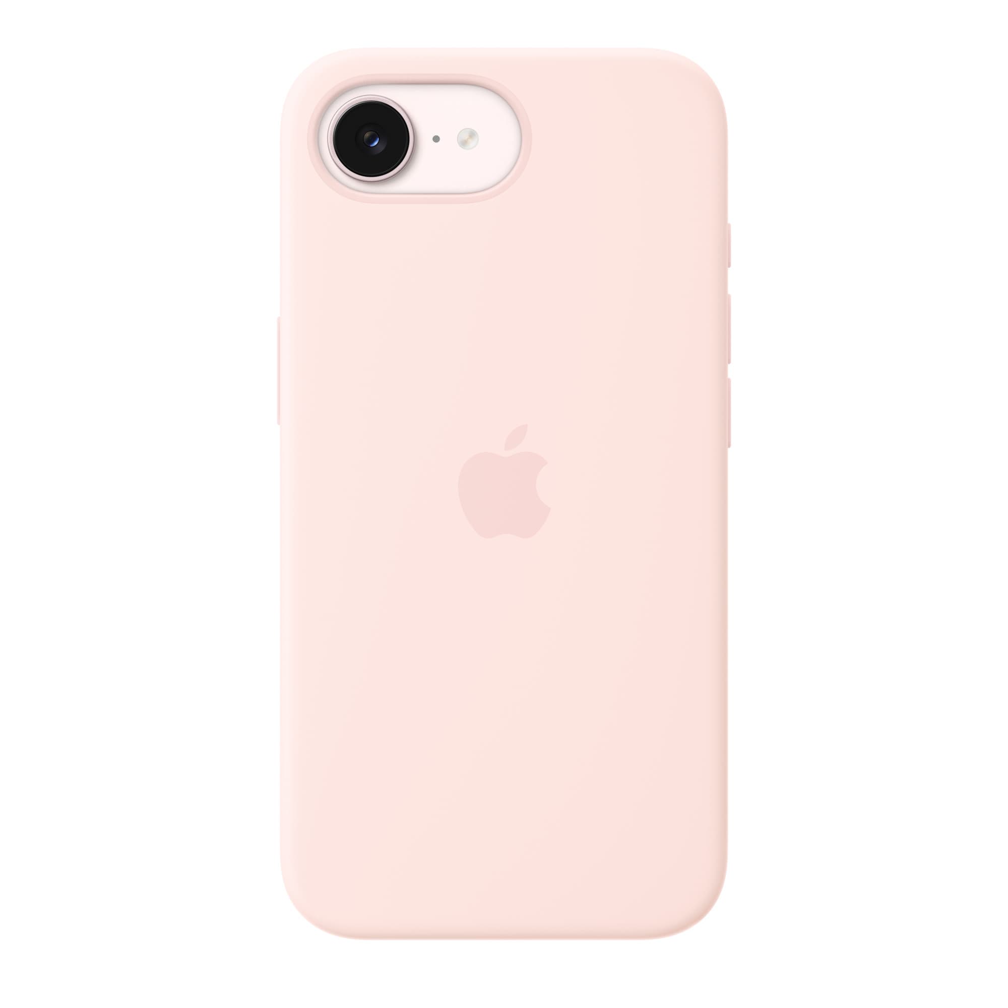 Silicone Case with MagSafe for iPhone 17e in soft pink