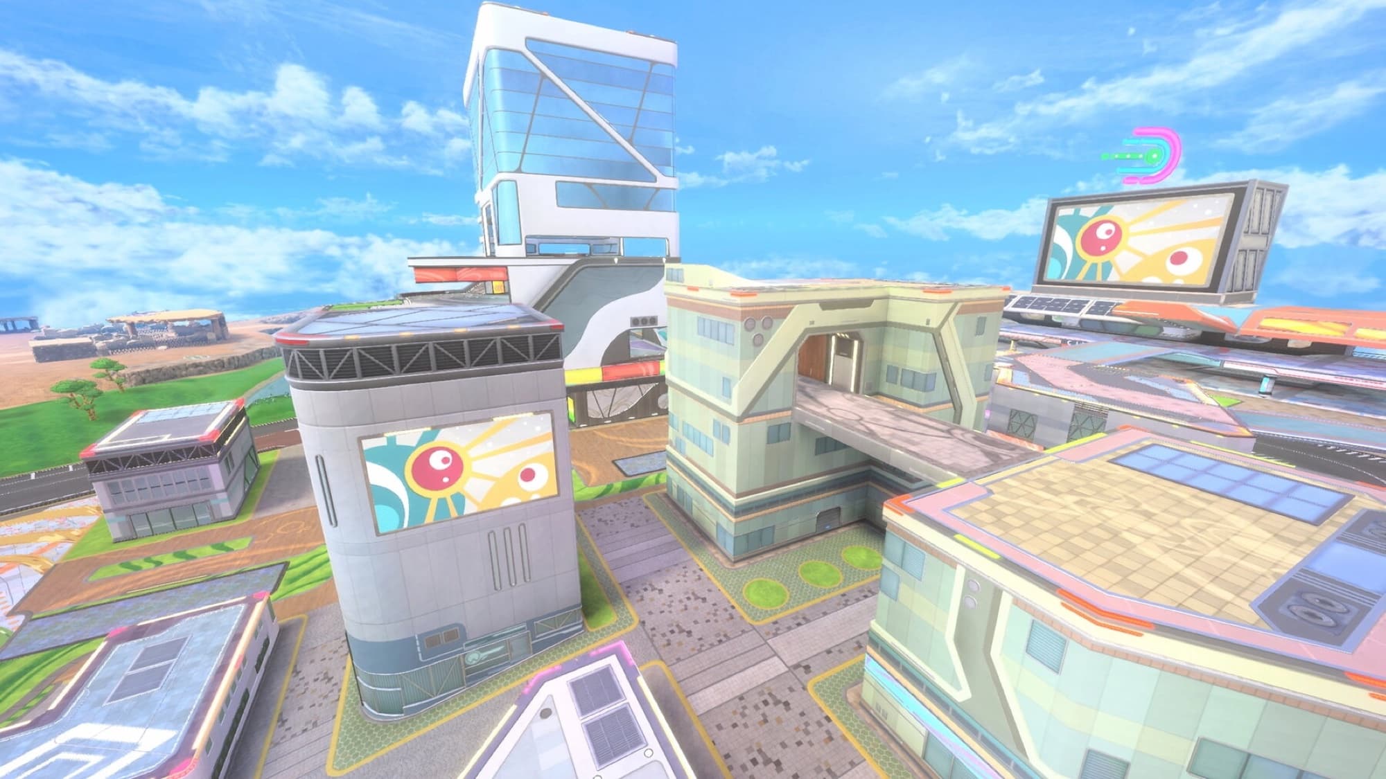 Screenshot from Kirby Air Riders