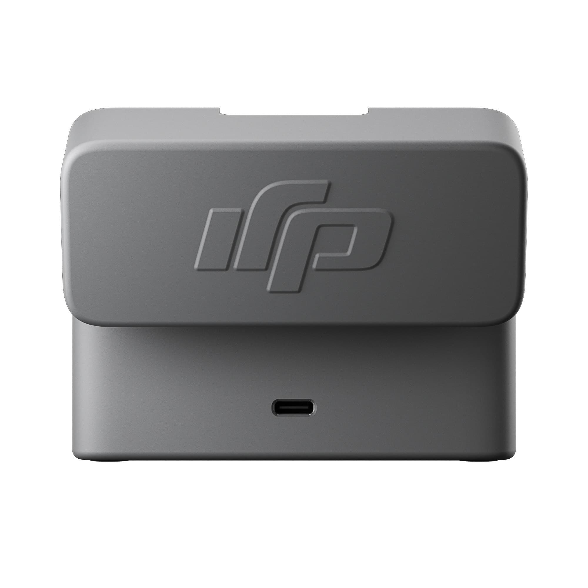 The charging case closed