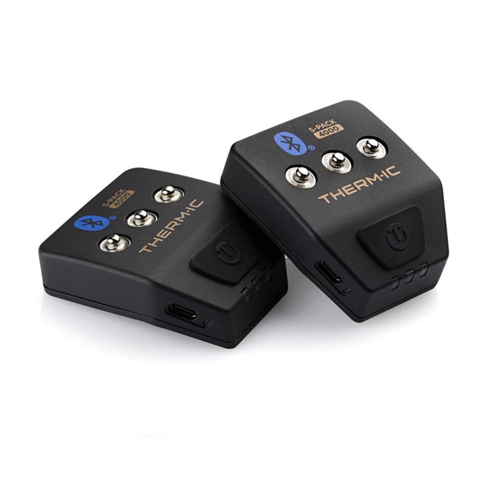 The batteries from the side