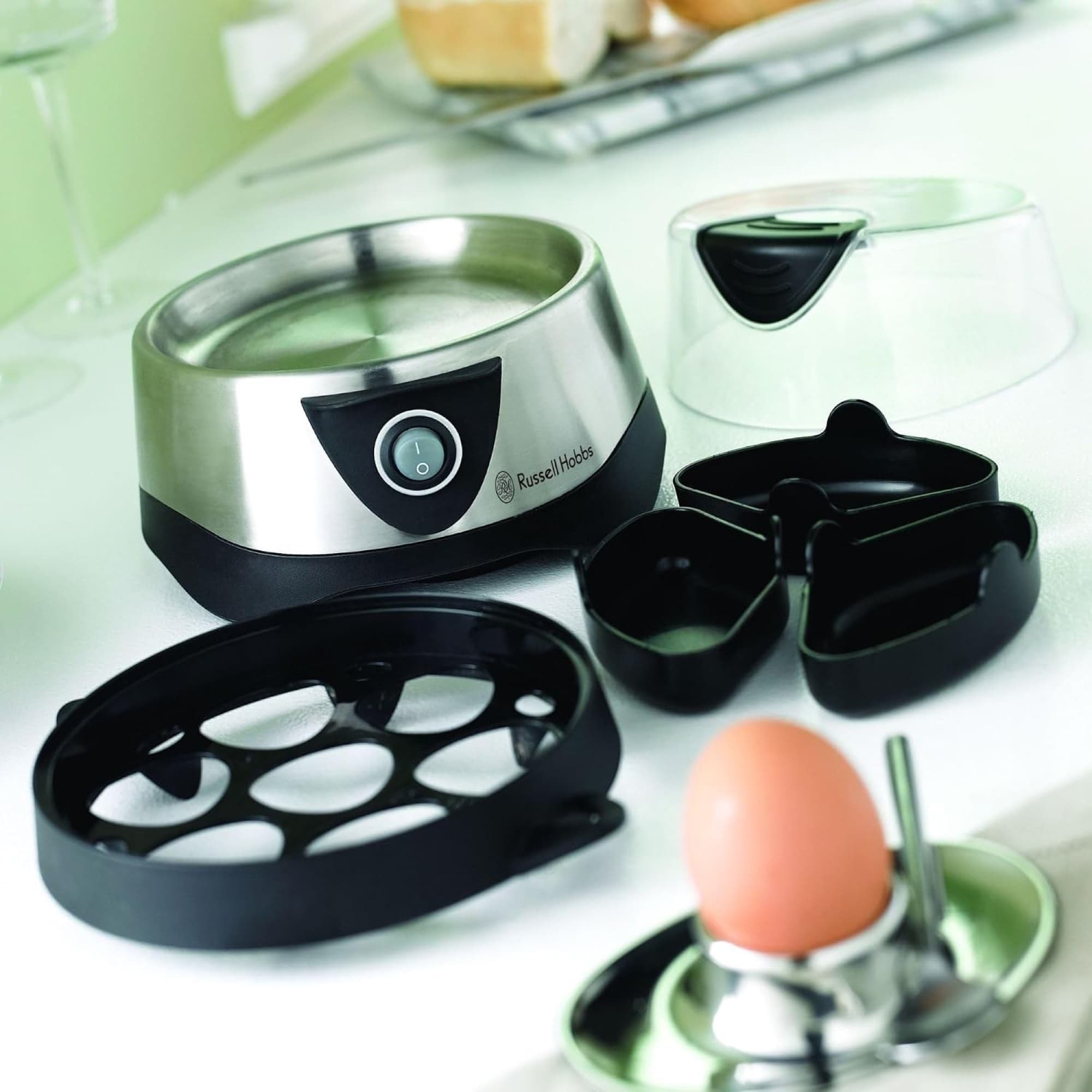 Egg holder, bowls and accessories