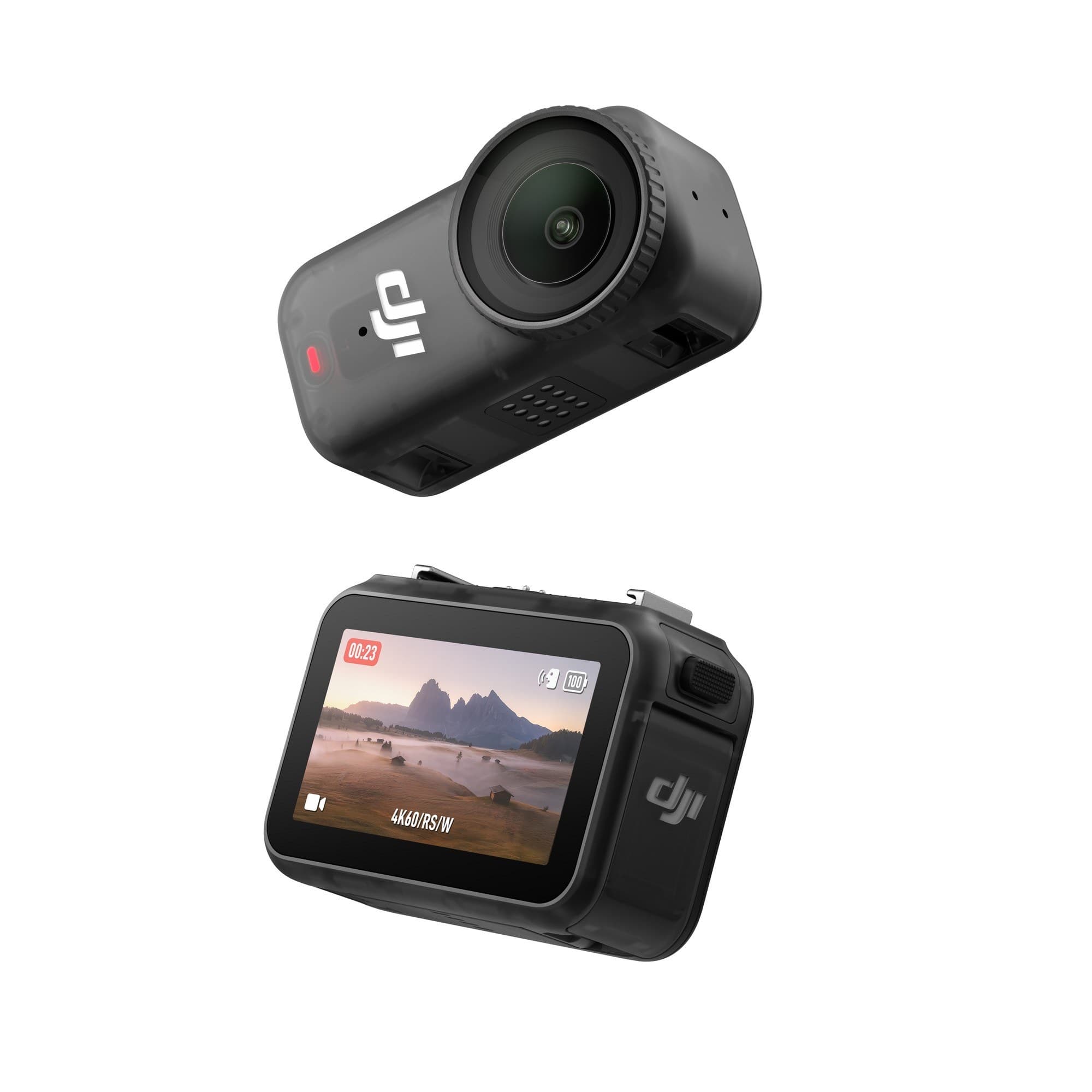 The camera and the Vision Dock apart