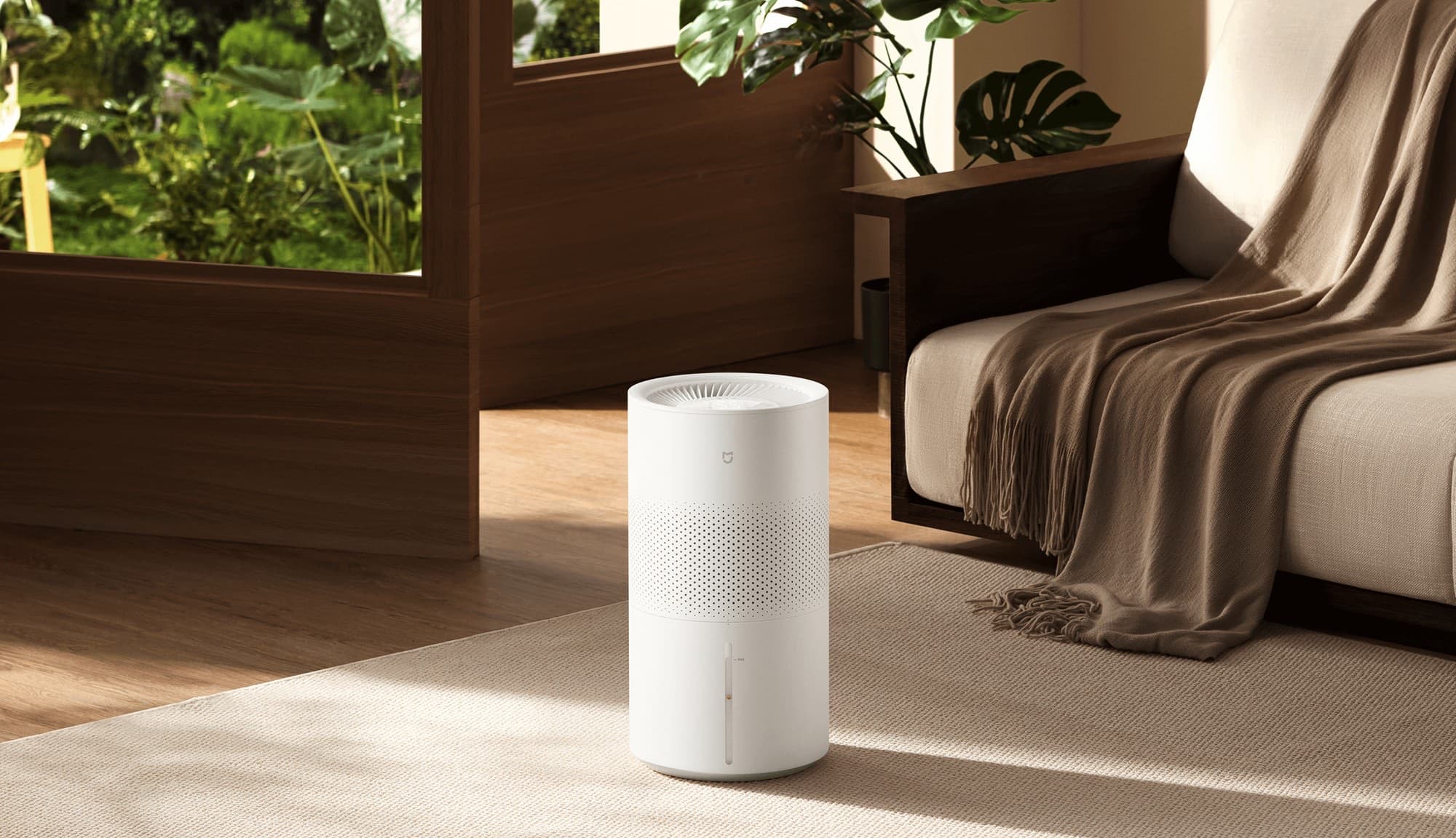 The humidifier in a living room