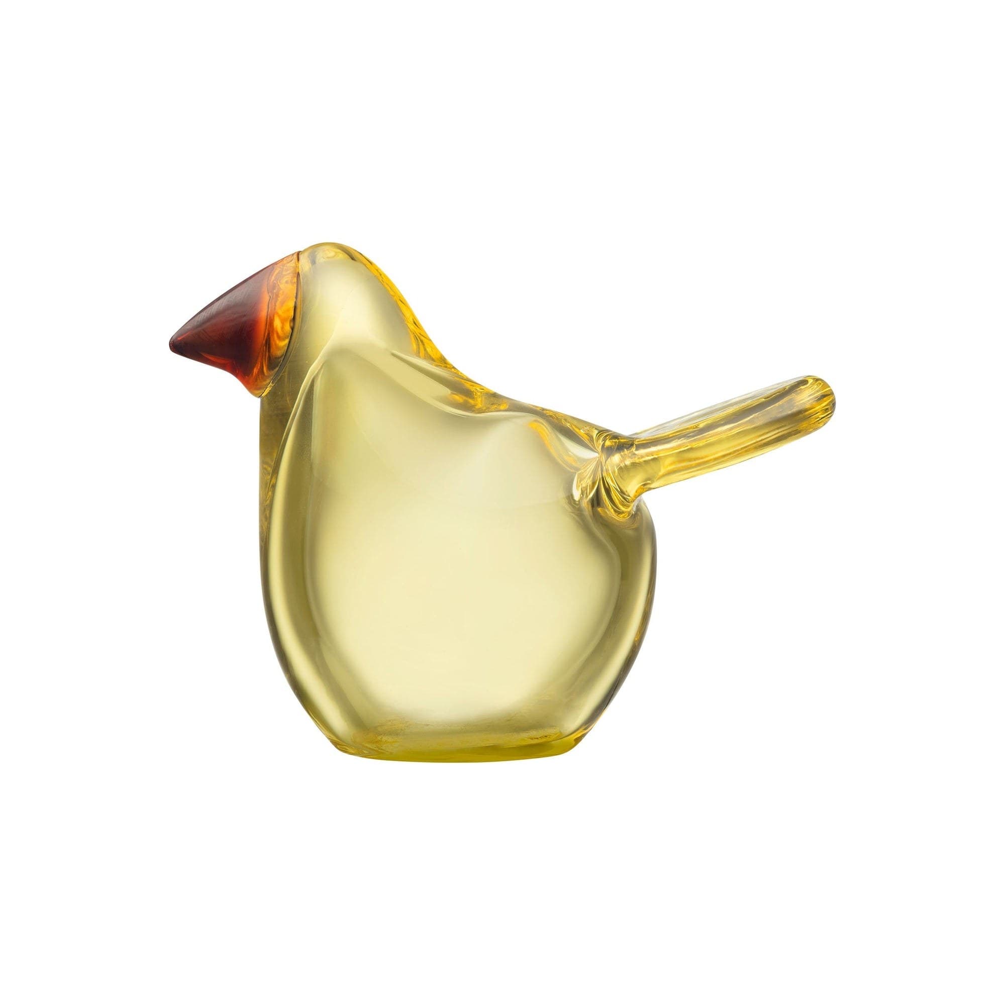 Iittala Birds by Toikka Flugsnappare – 95 × 60 mm, Citrongul-koppar