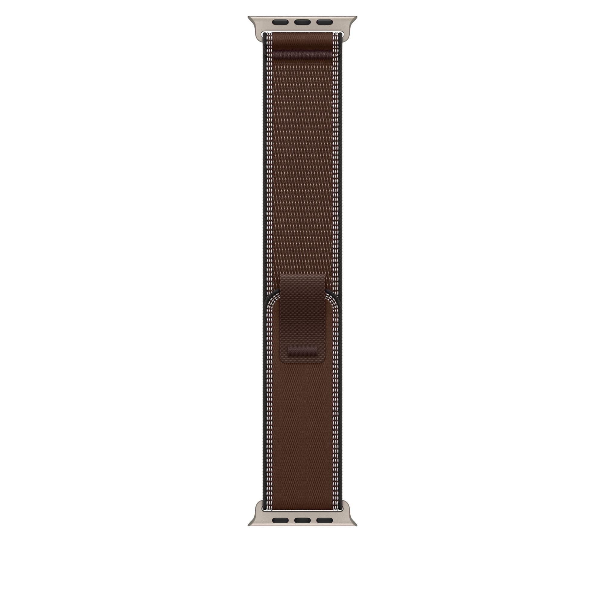 Trail Loop for Apple Watch in dark umber, natural titanium