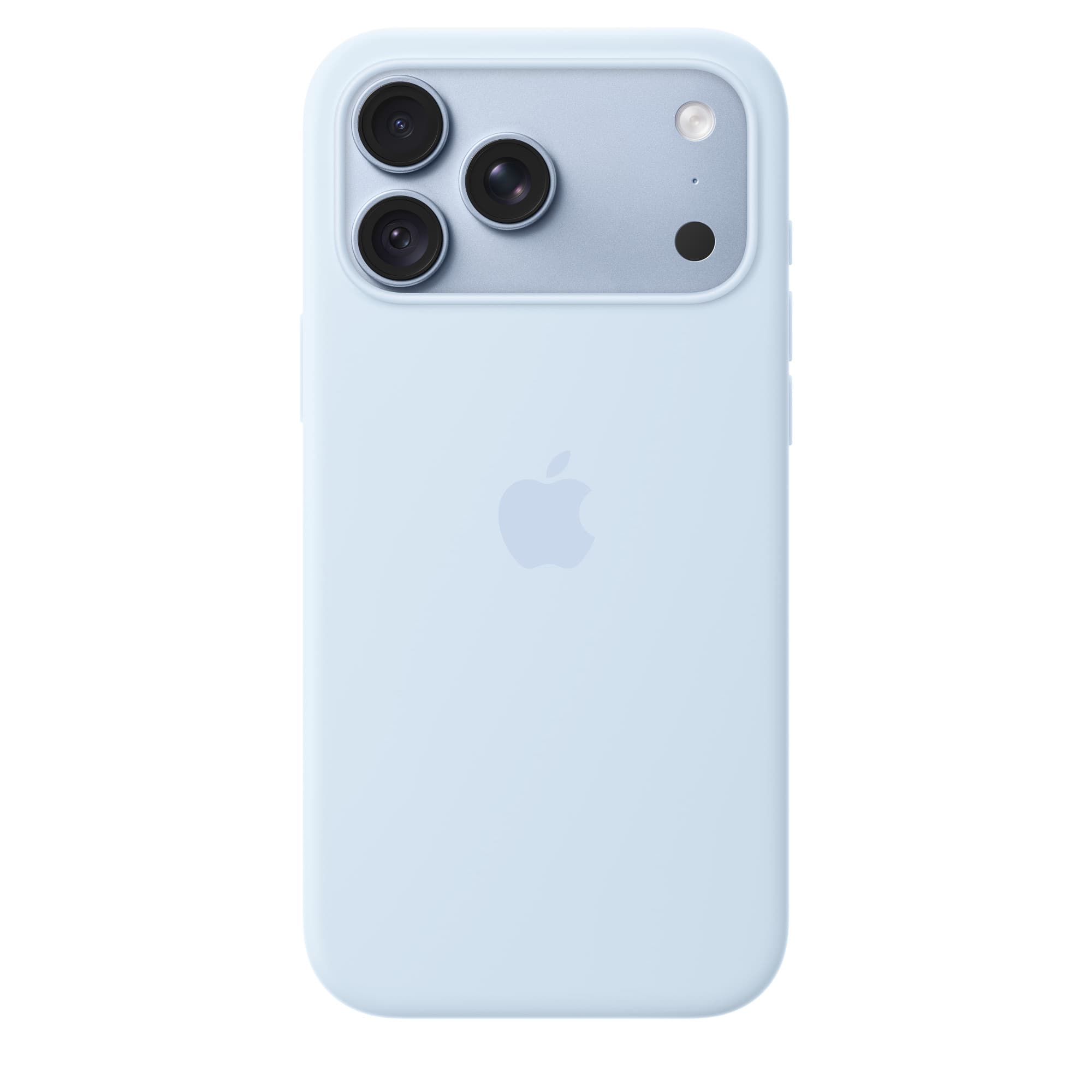 Silicone Case with MagSafe for iPhone 18 Pro and 18 Pro Max – iPhone 18 Pro Max in crisp blue