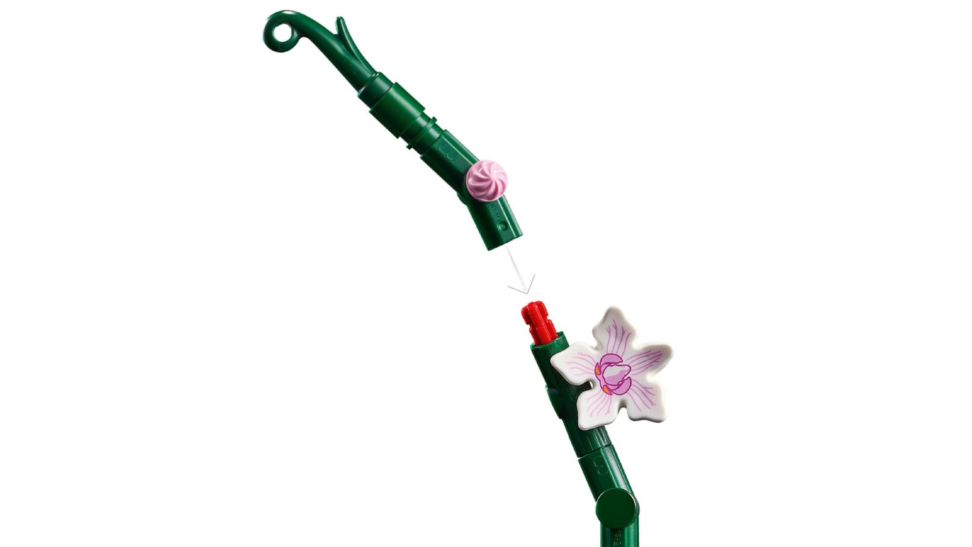LEGO orchid – detail 6