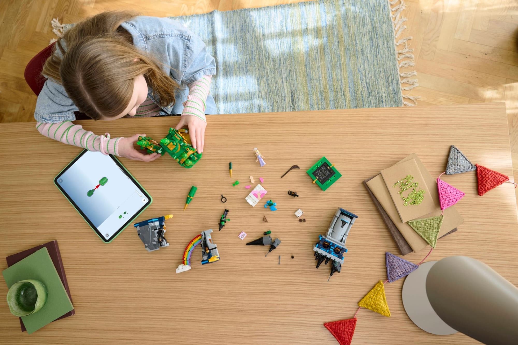 LEGO Emerald City and Kiamo Ko being built and played with