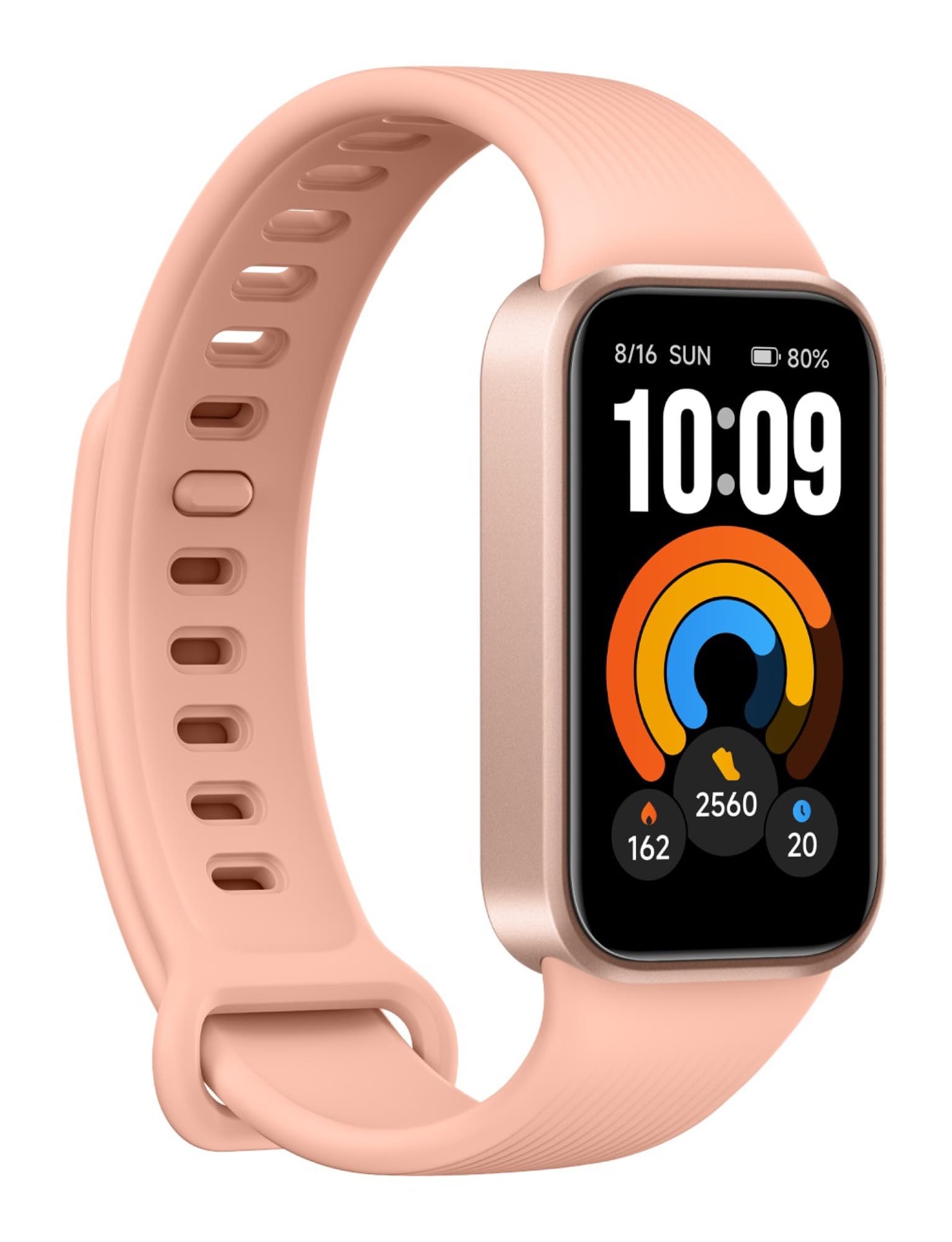 Smart Band 11 Active in Pomelo Pink with the strap