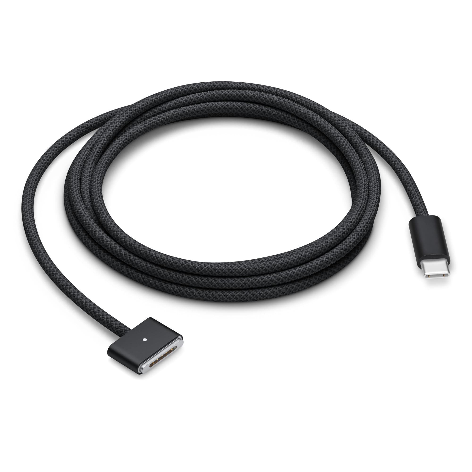 The cable in space black