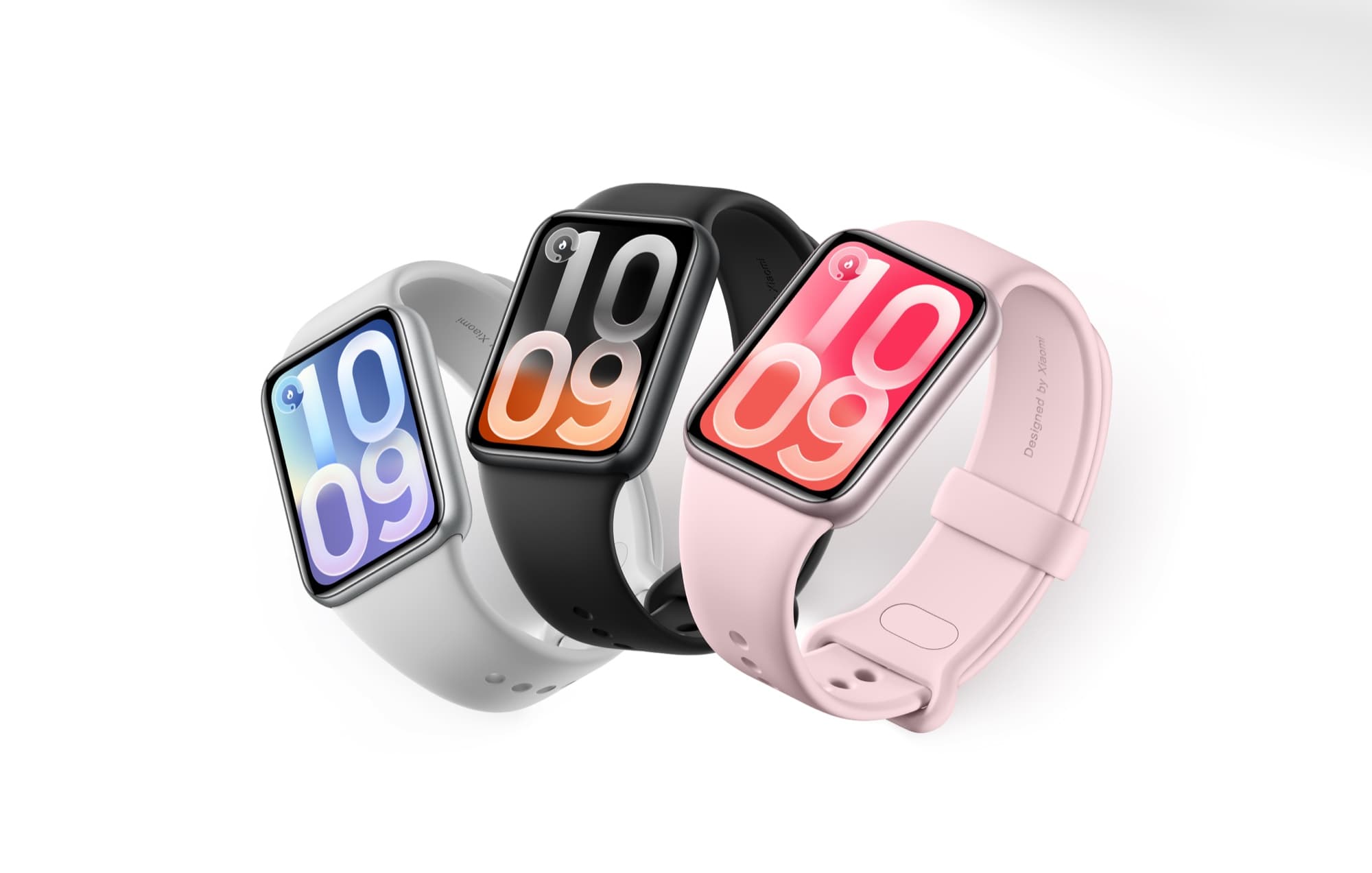 Smart Band 10 Pro in silver, black and pink
