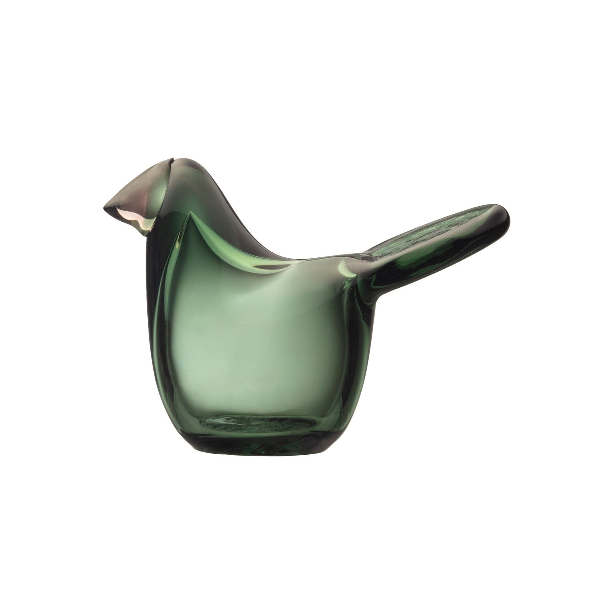 Iittala Birds by Toikka Flugsnappare – 95 × 60 mm, Tallgrön-laxrosa