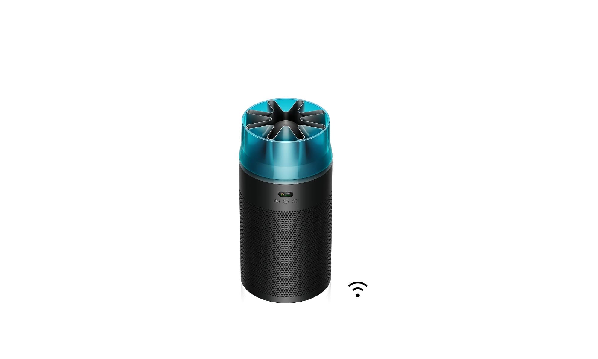 Dyson HushJet Purifier Compact in black and teal