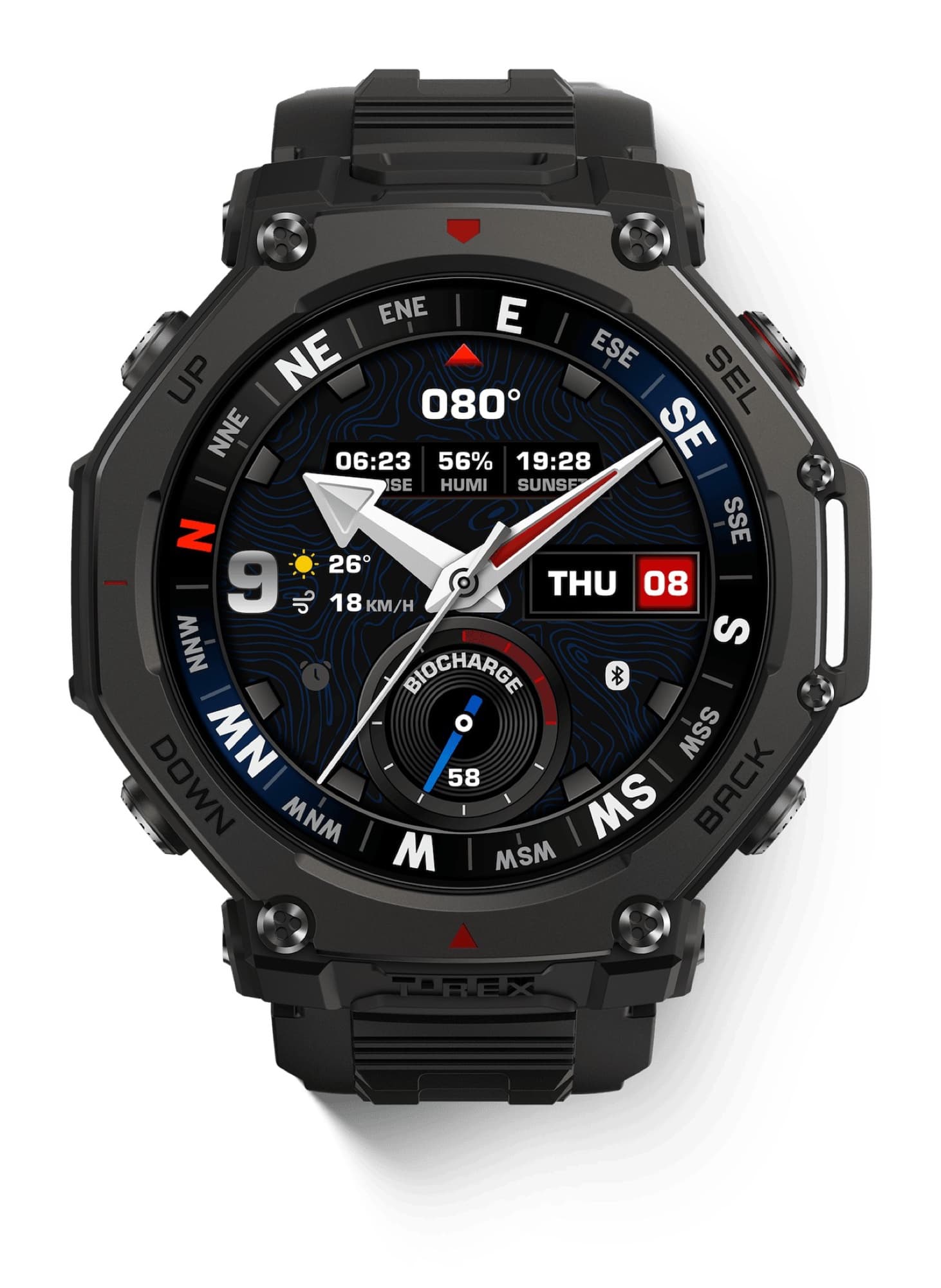 Amazfit T-Rex 3 Pro 48 mm in Tactical Black