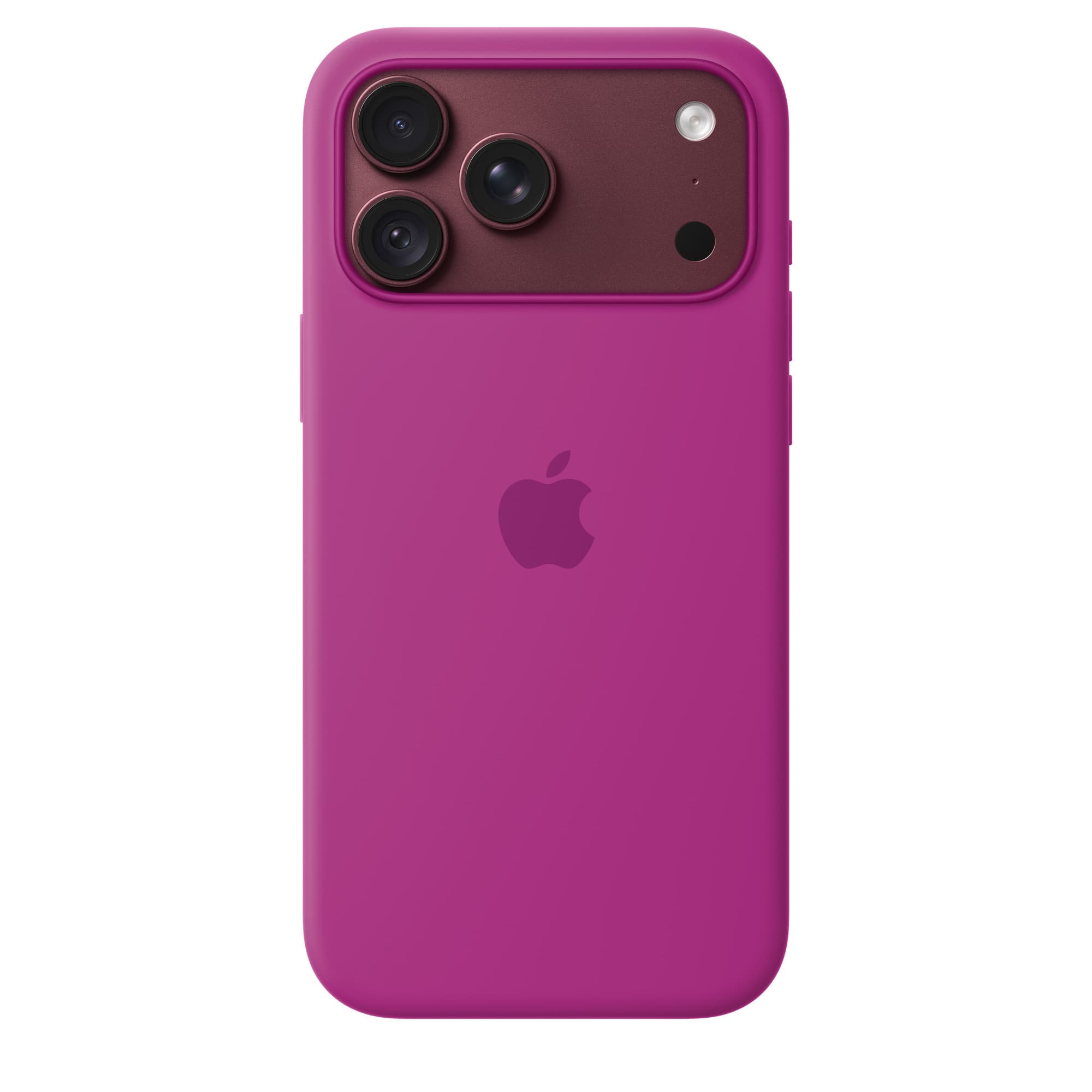 Silicone Case with MagSafe for iPhone 18 Pro and 18 Pro Max – iPhone 18 Pro Max in magenta