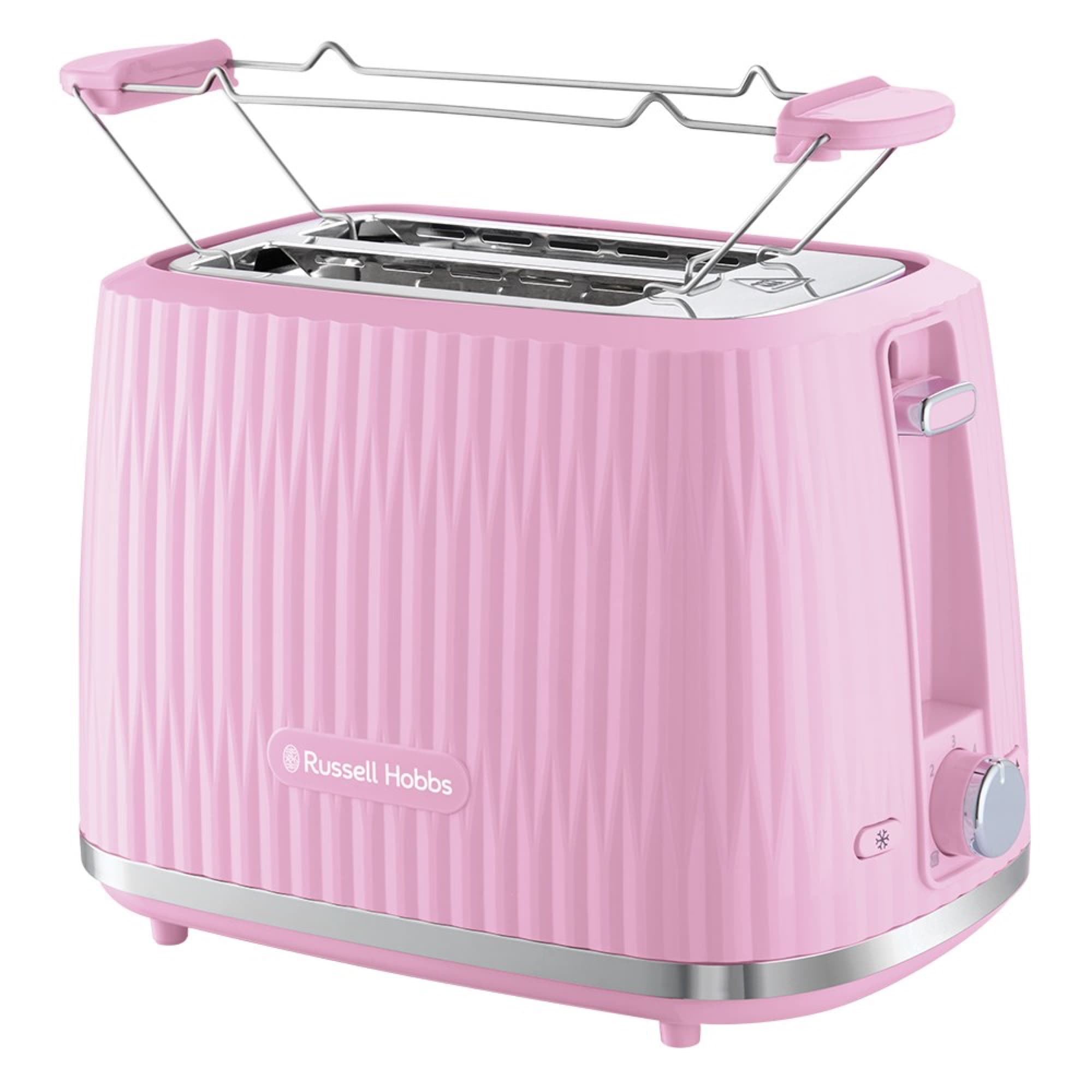 Eden toaster in raspberry pink