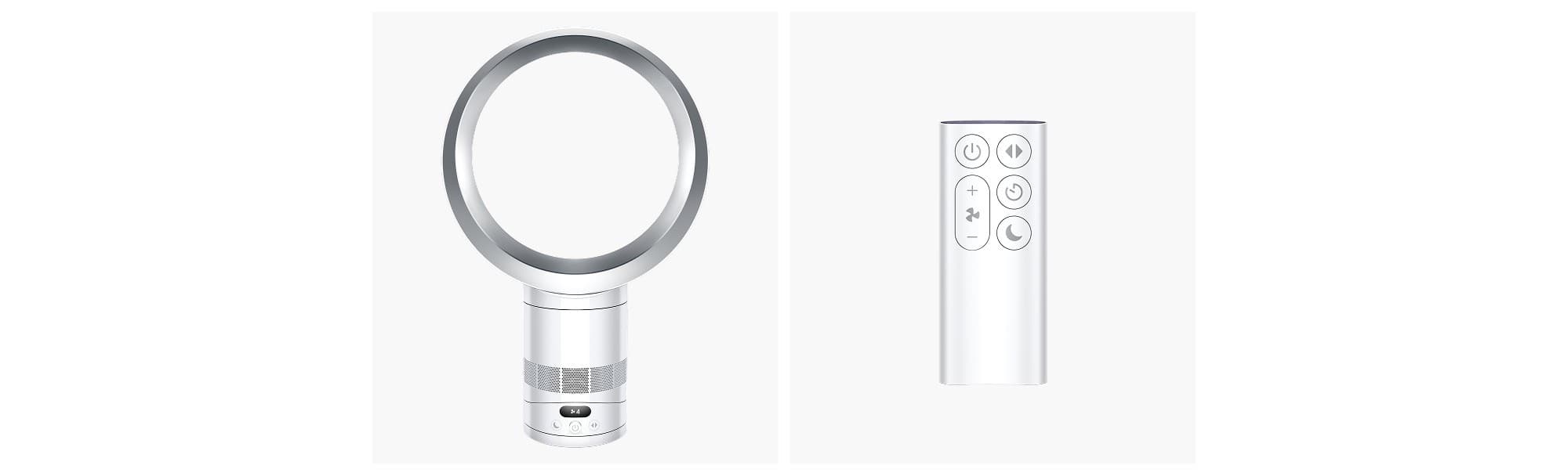 The fan with remote control