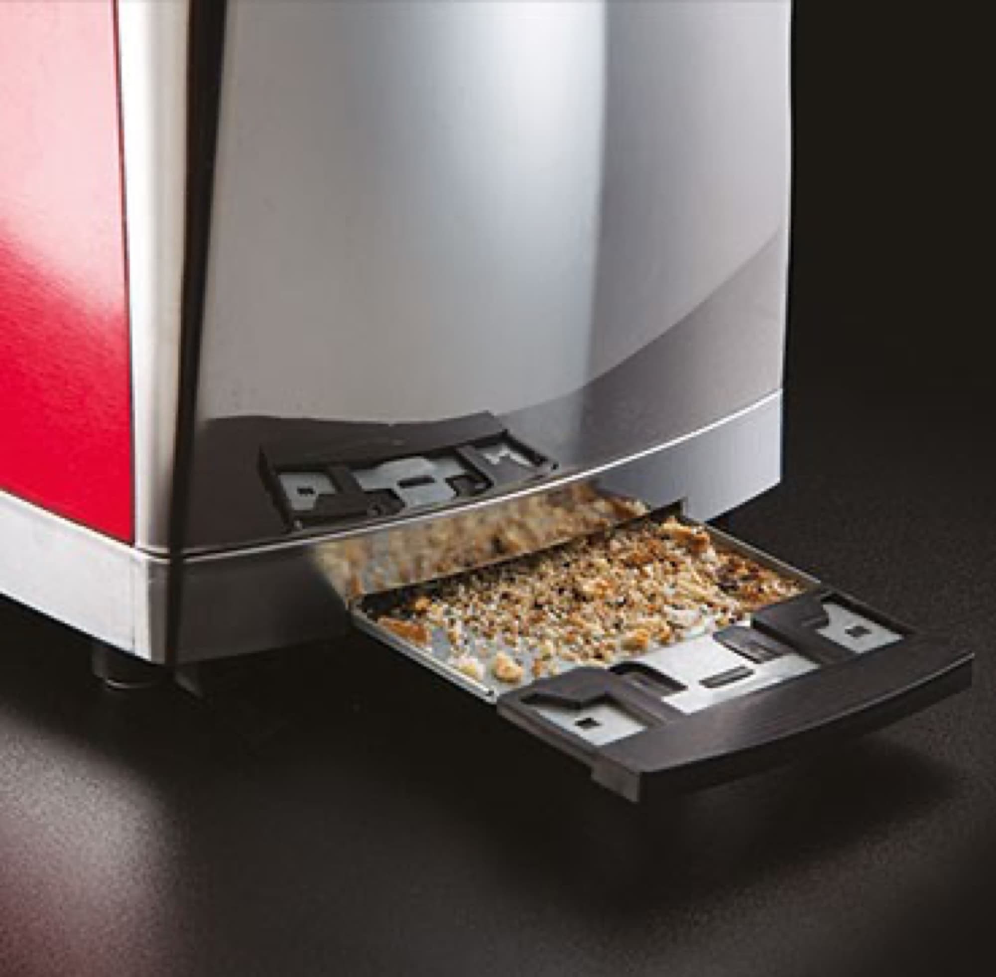 Removable crumb tray