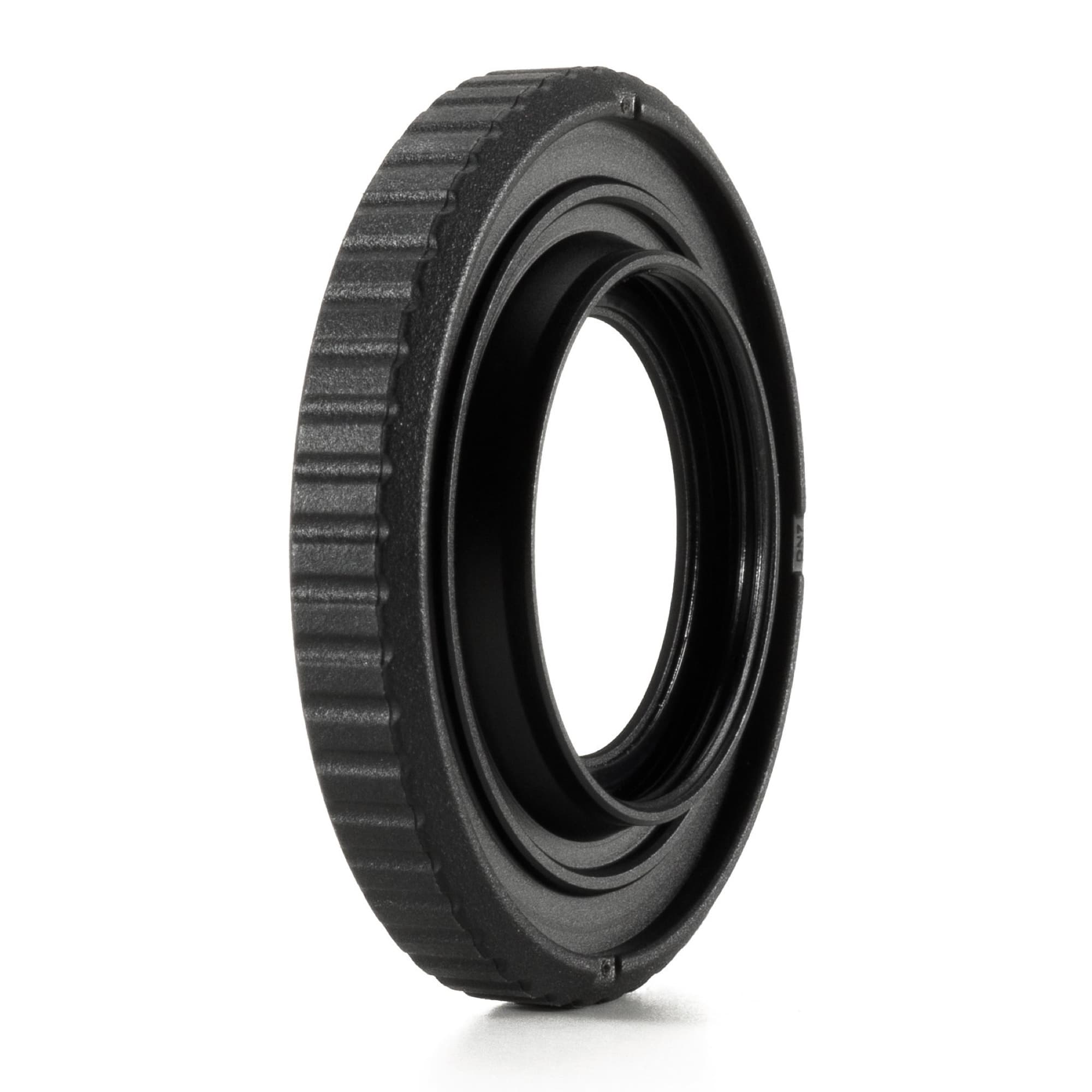 The lens cover from the side