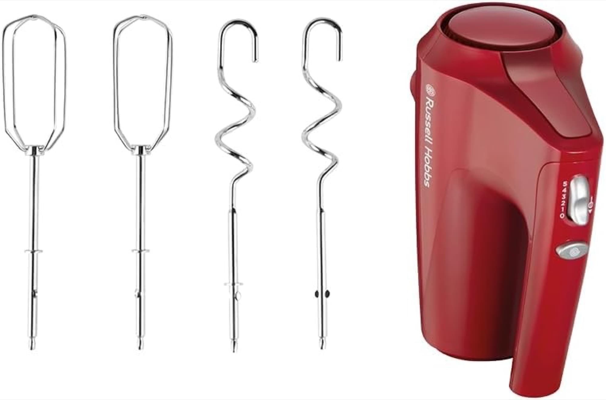 Chrome beaters and dough hooks