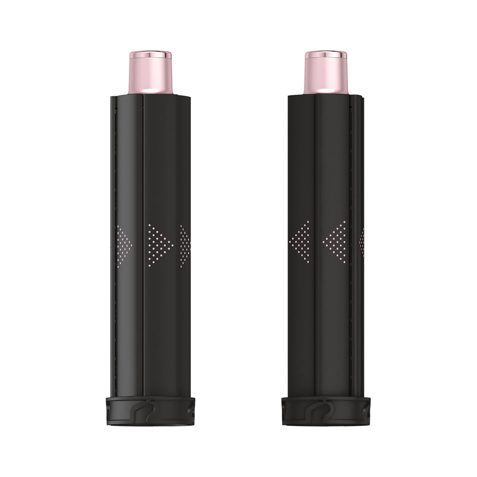 The Auto-Wrap curlers in black/pink