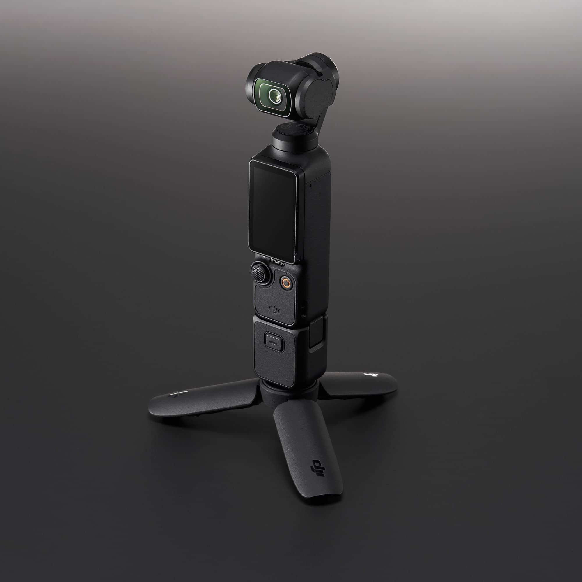 Osmo Pocket 3 on the tripod