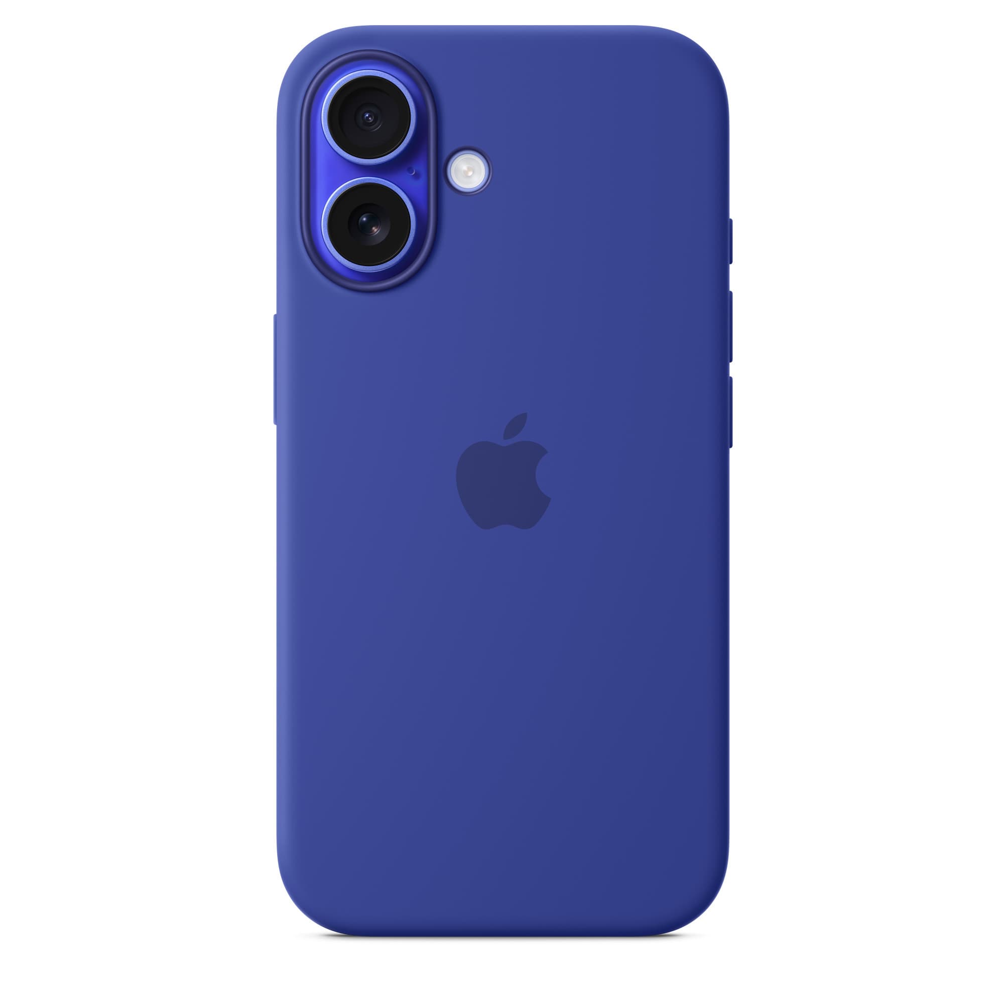 Silicone Case with MagSafe for iPhone 16 in ultramarine