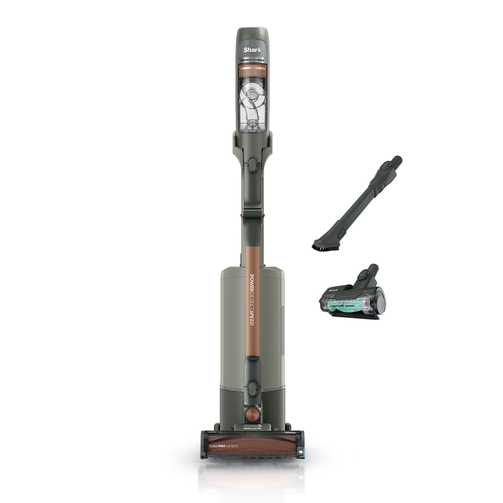 Dark green, with tools