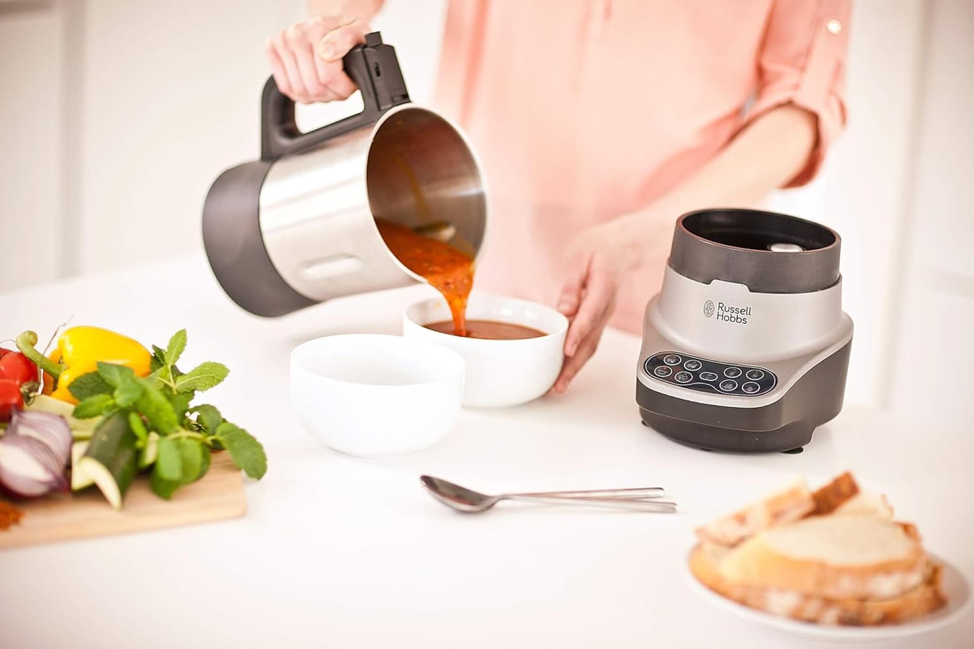 Serving soup