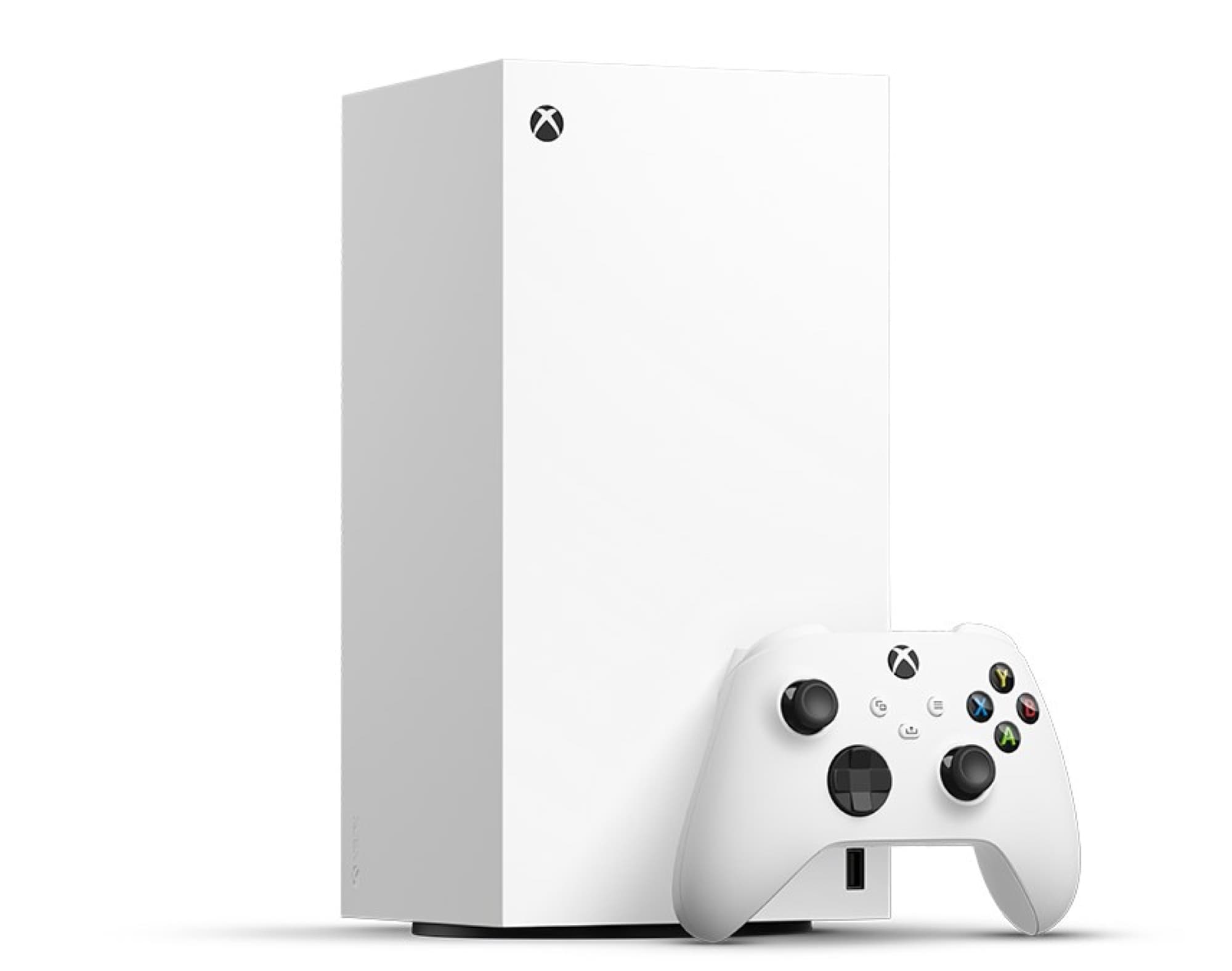 Xbox Series X 1 TB Digital Robot White with controller