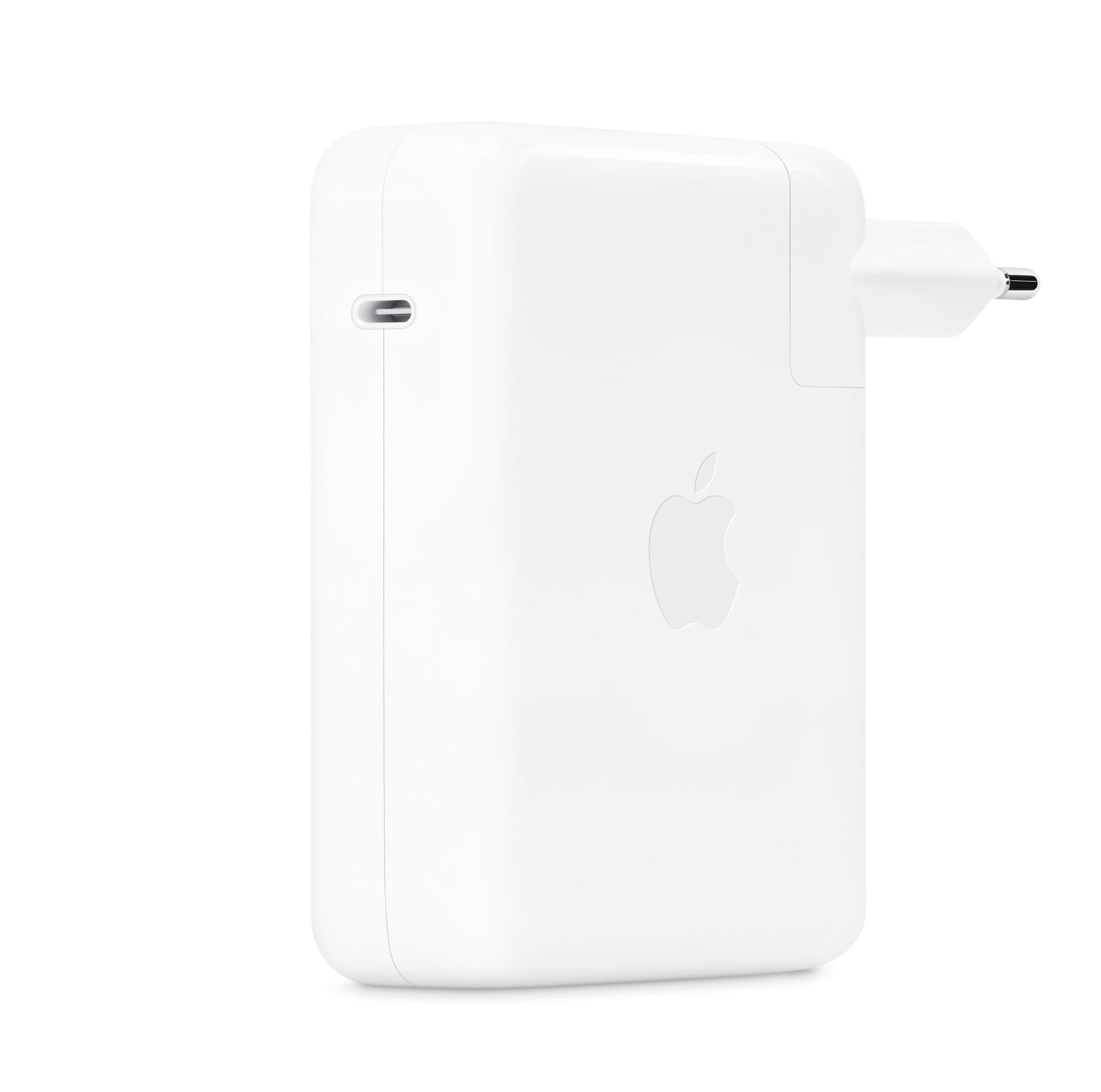 140 W-adaptern from the side with the USB-C port