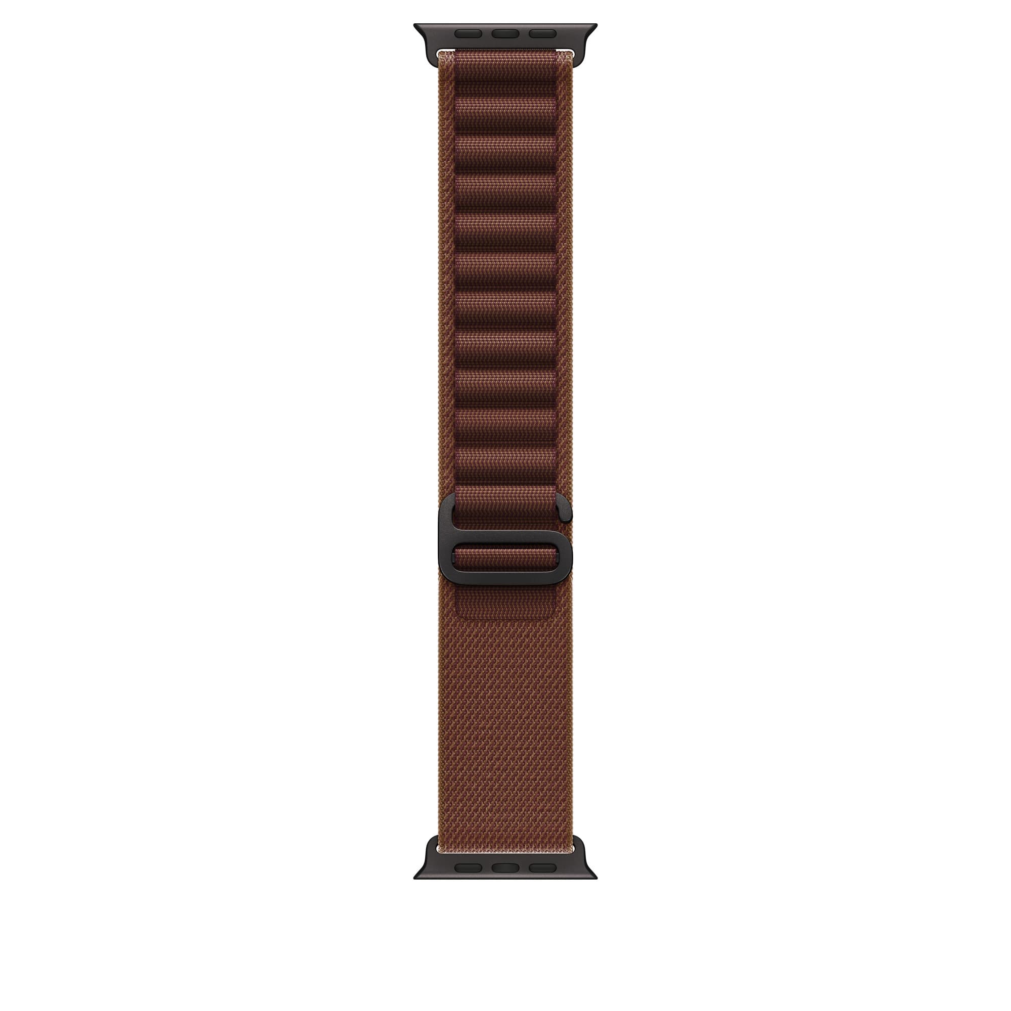 Alpine Loop for Apple Watch in burgundy, black titanium