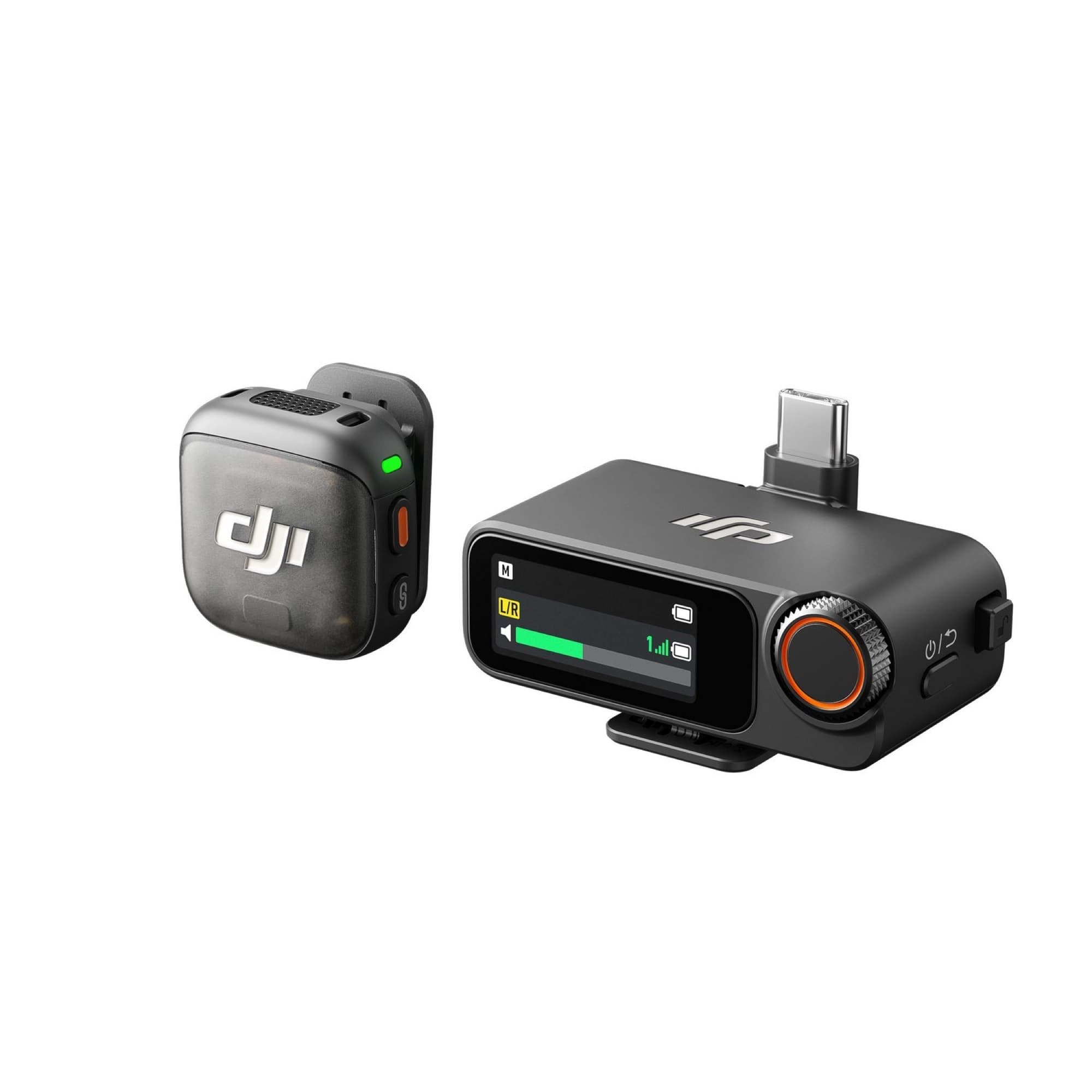 DJI Mic 3 transmitter and receiver