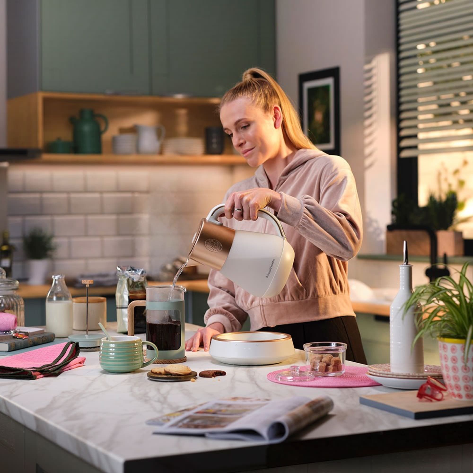 Calm in a cosy kitchen