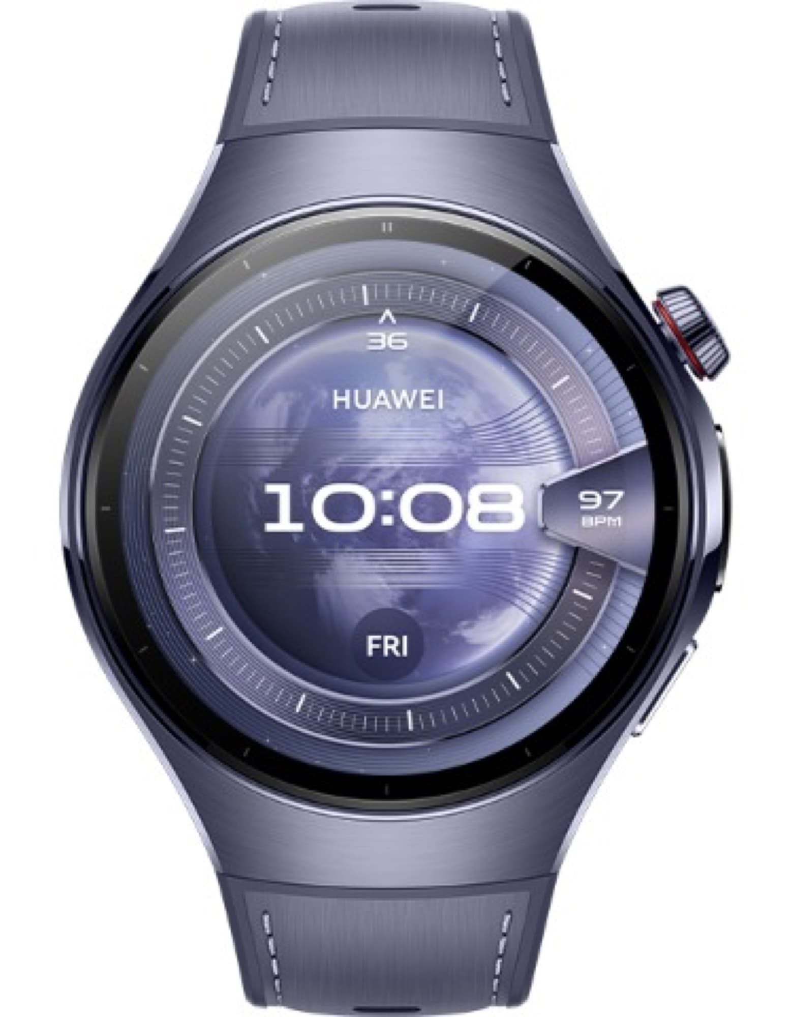 HUAWEI WATCH 5 46 mm in titanium with purple strap