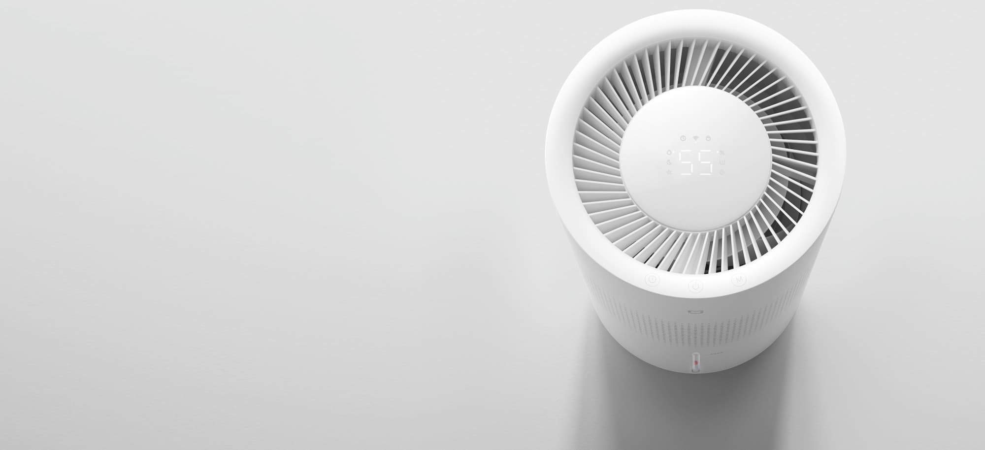 The top with fan and display