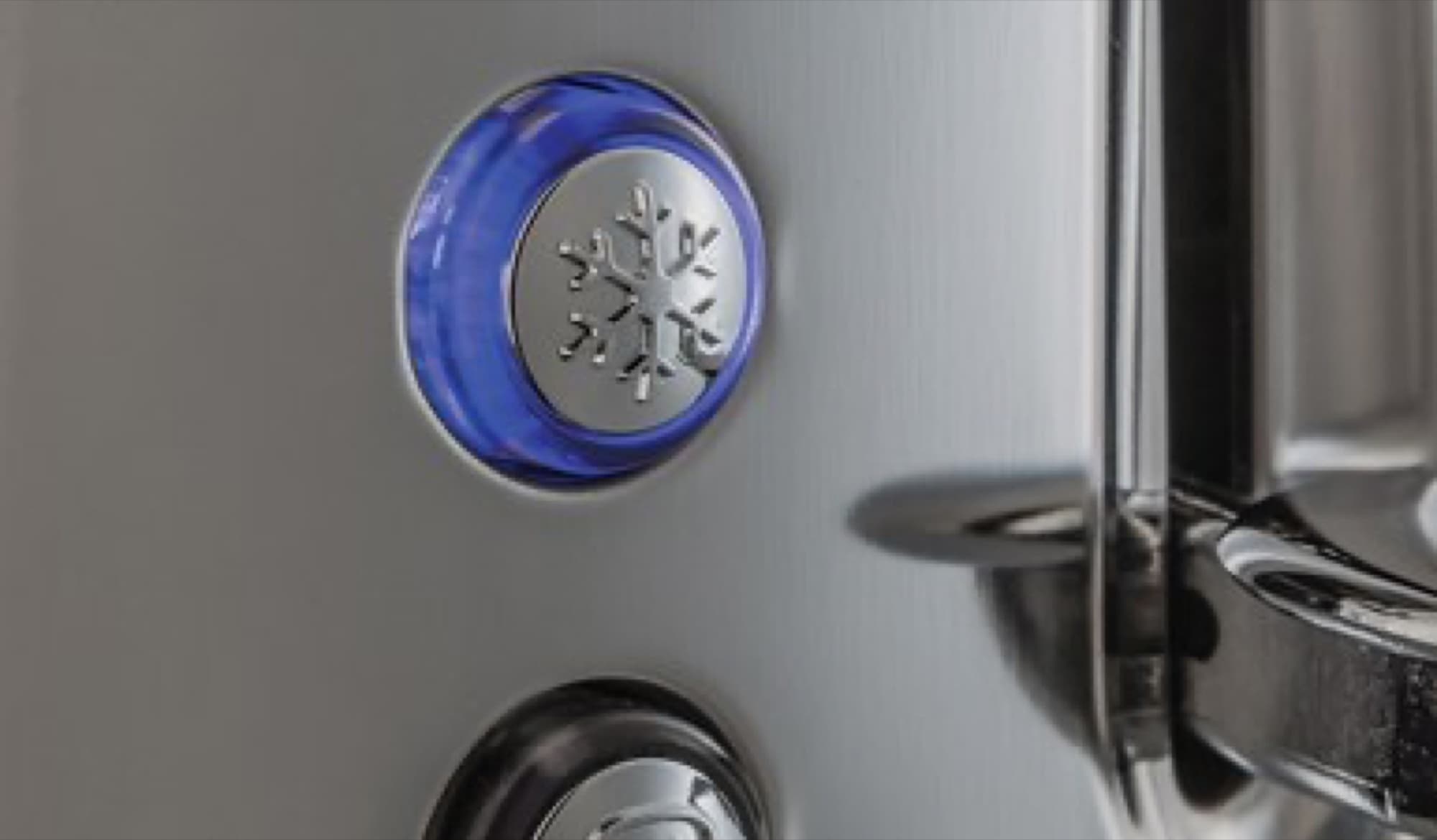 The defrost button