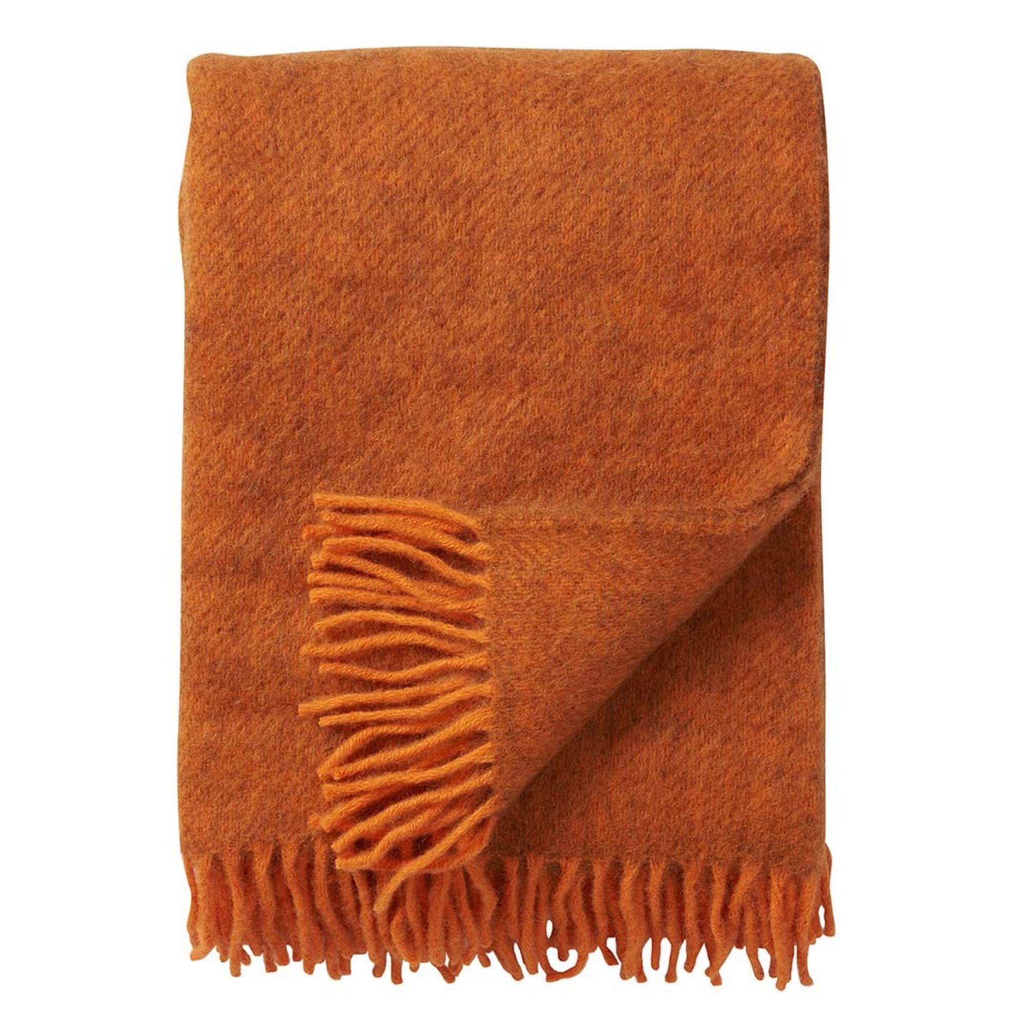 Gotland throw 130 × 200 cm in Orange